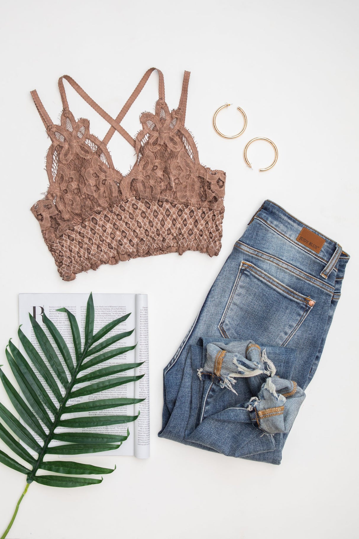 Sujetador Live In Lace en color malva
