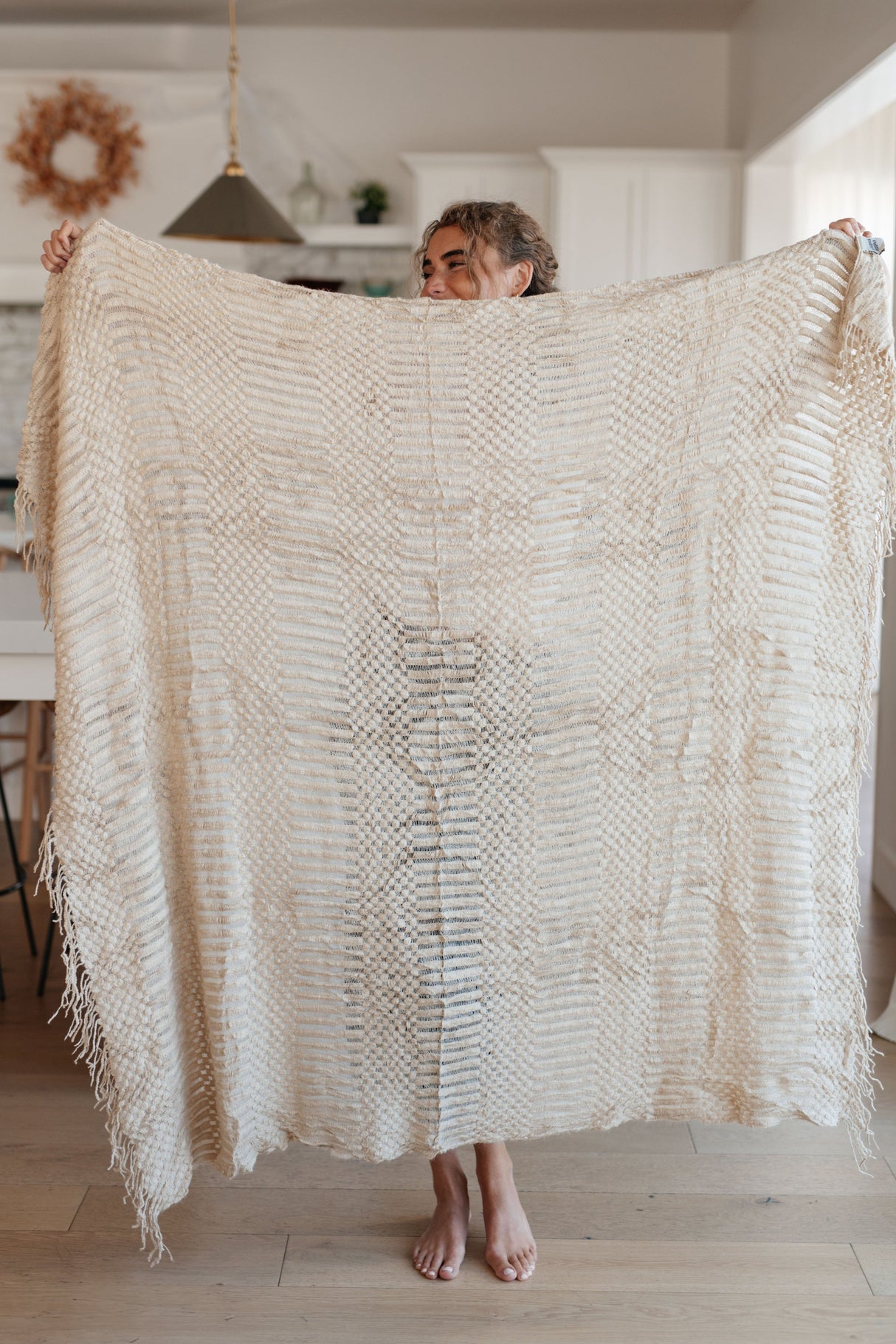 Graham Blanket Single Cuddle Size in Beige - Liarian Unlimited Boutique