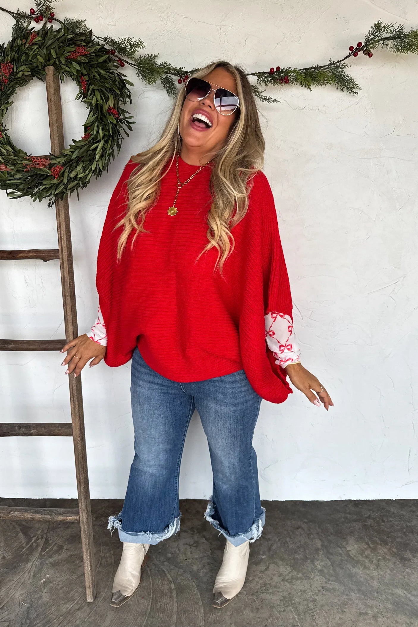 PREORDER: Holiday Meg Pullover Poncho