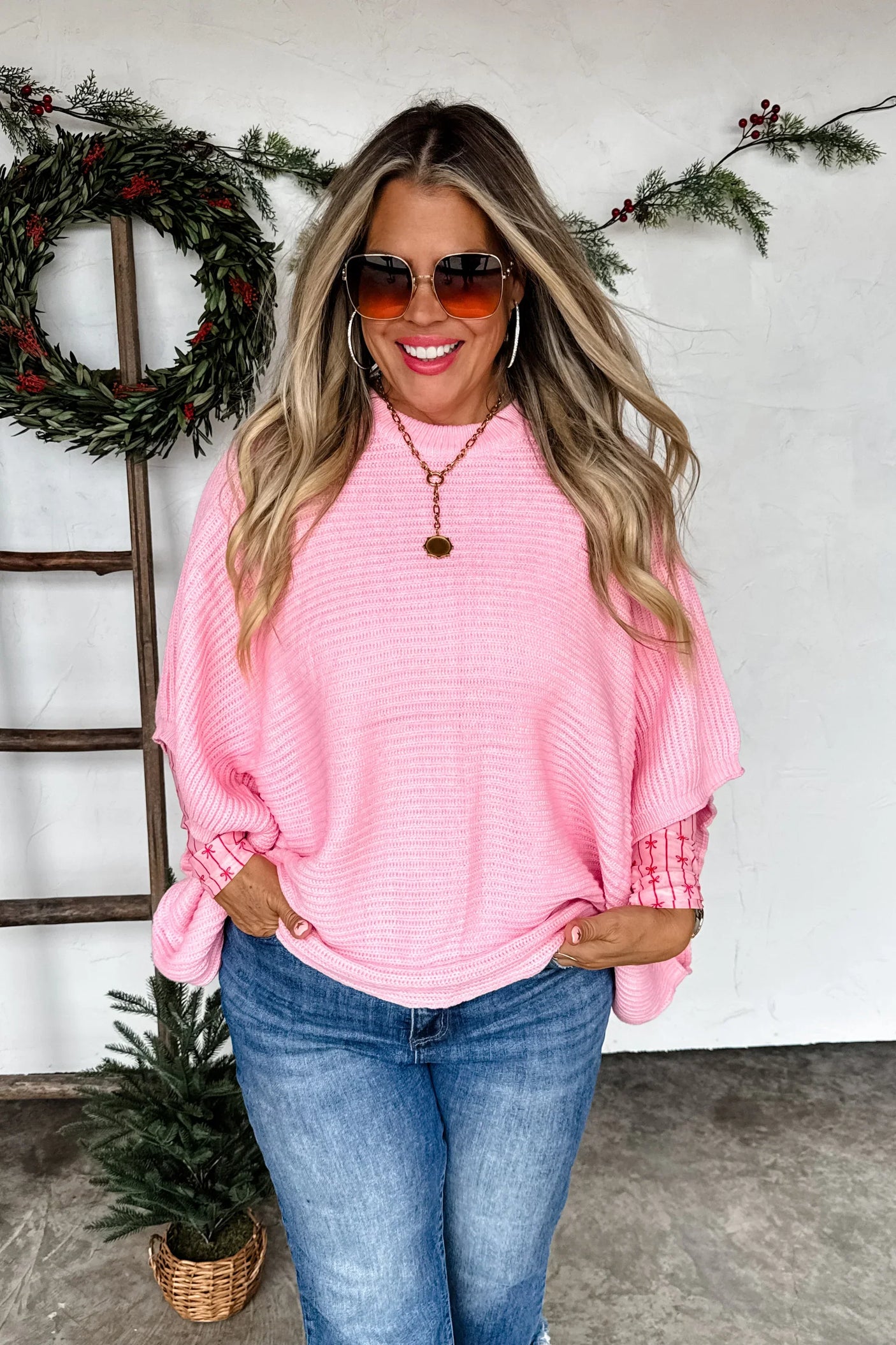 PREORDER: Holiday Meg Pullover Poncho