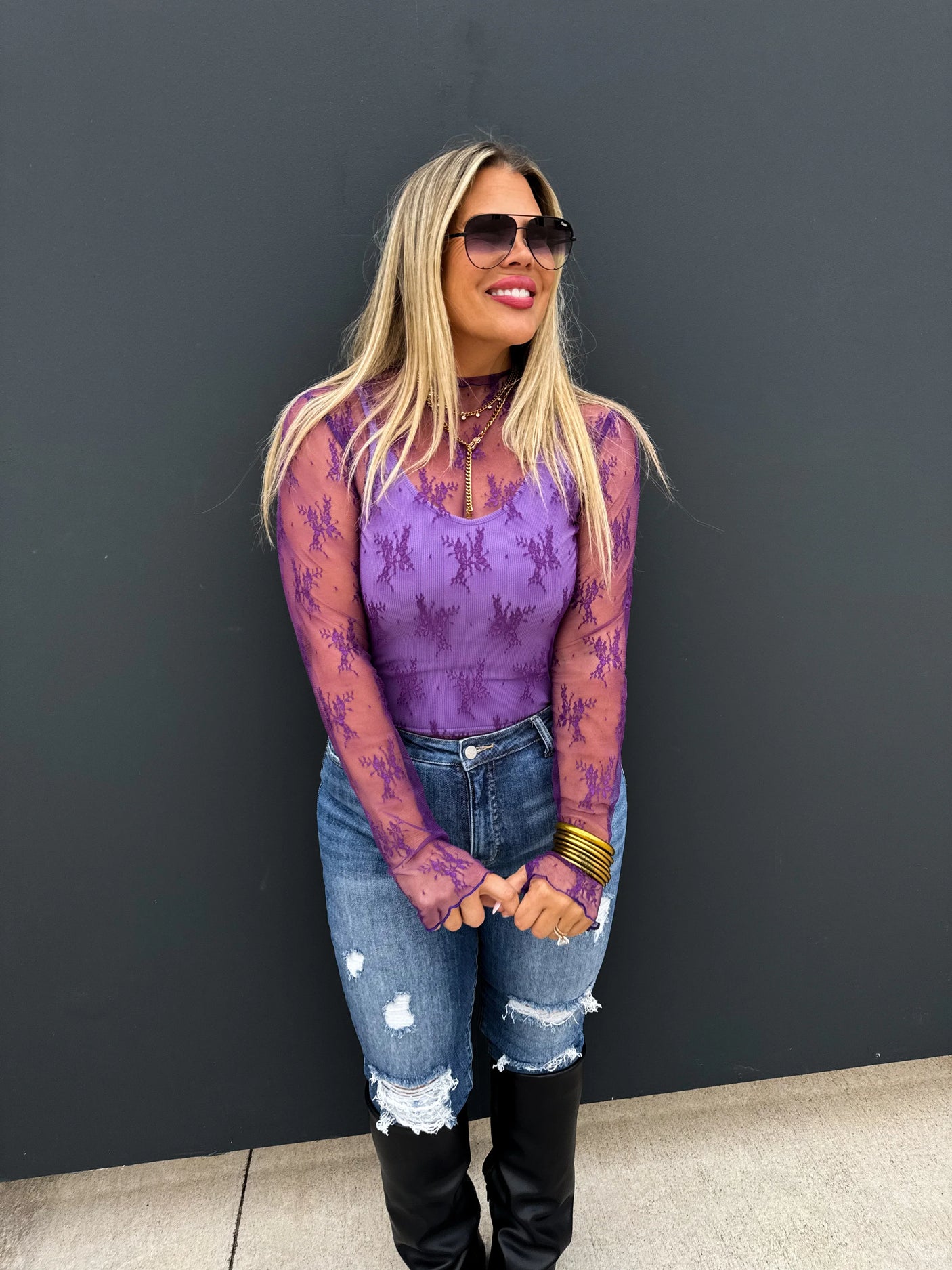 Valentine Roxy Lace Top in Five Colors - Liarian Unlimited Boutique