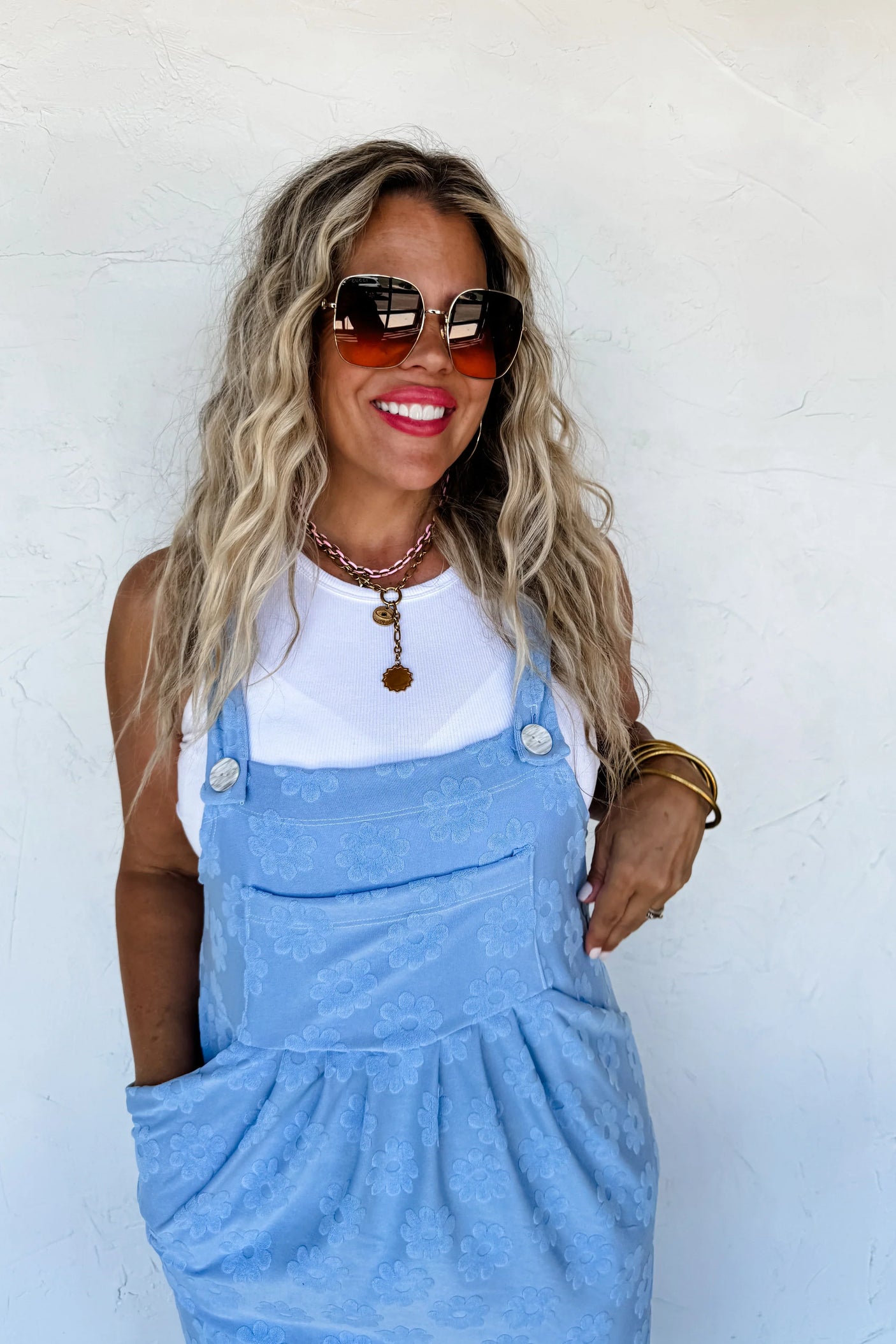 PREORDER: Sunshine & Daisies Overall Dress