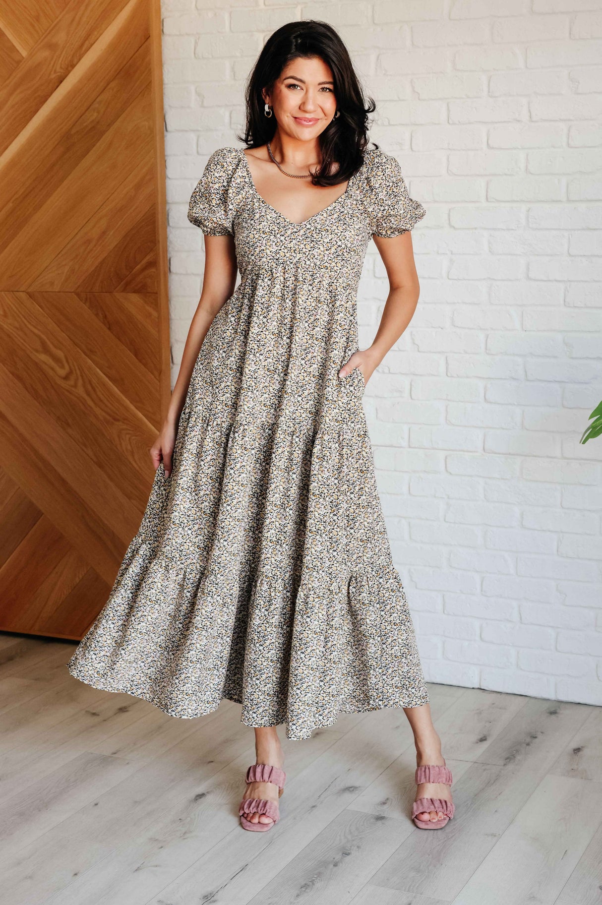 A Moment of Love Balloon Sleeve Dress - Liarian Unlimited Boutique