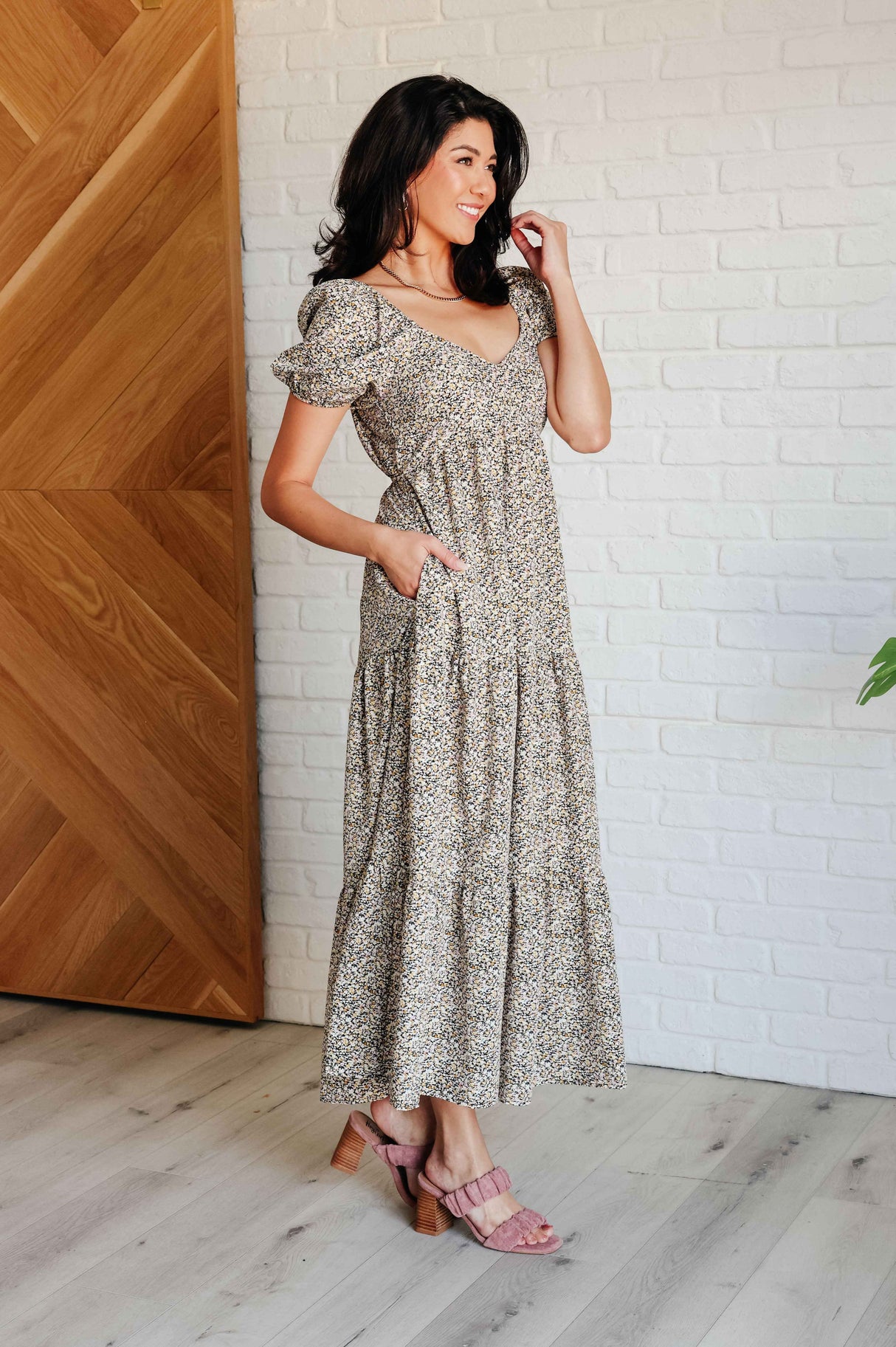 A Moment of Love Balloon Sleeve Dress - Liarian Unlimited Boutique