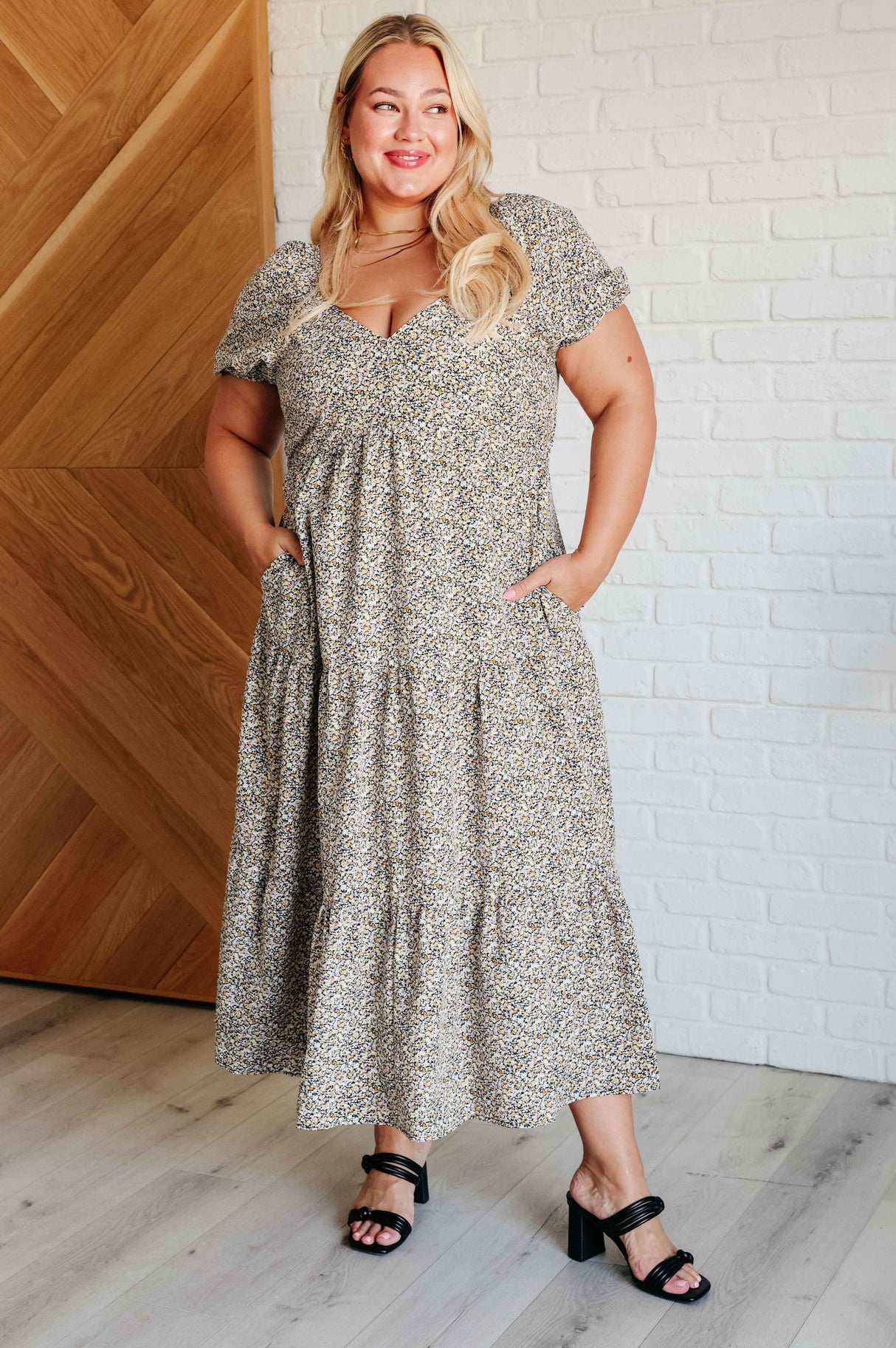 A Moment of Love Balloon Sleeve Dress - Liarian Unlimited Boutique