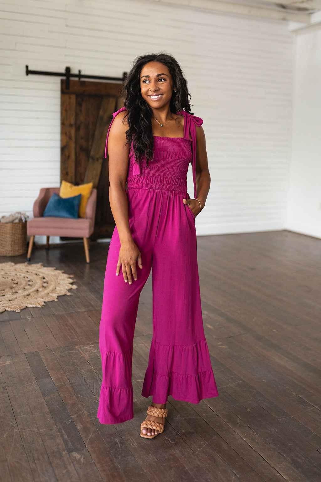 Almost Available Flared Jumpsuit - Liarian Unlimited Boutique