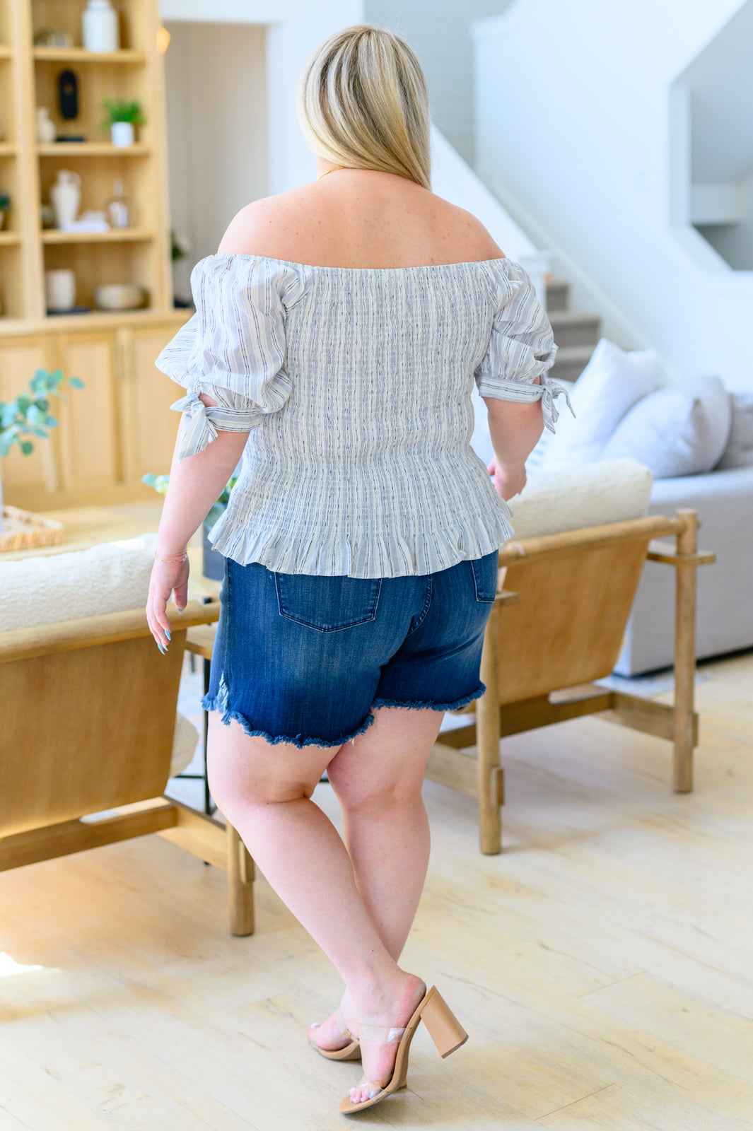 Anticipating More Smocked Blouse - Liarian Unlimited Boutique
