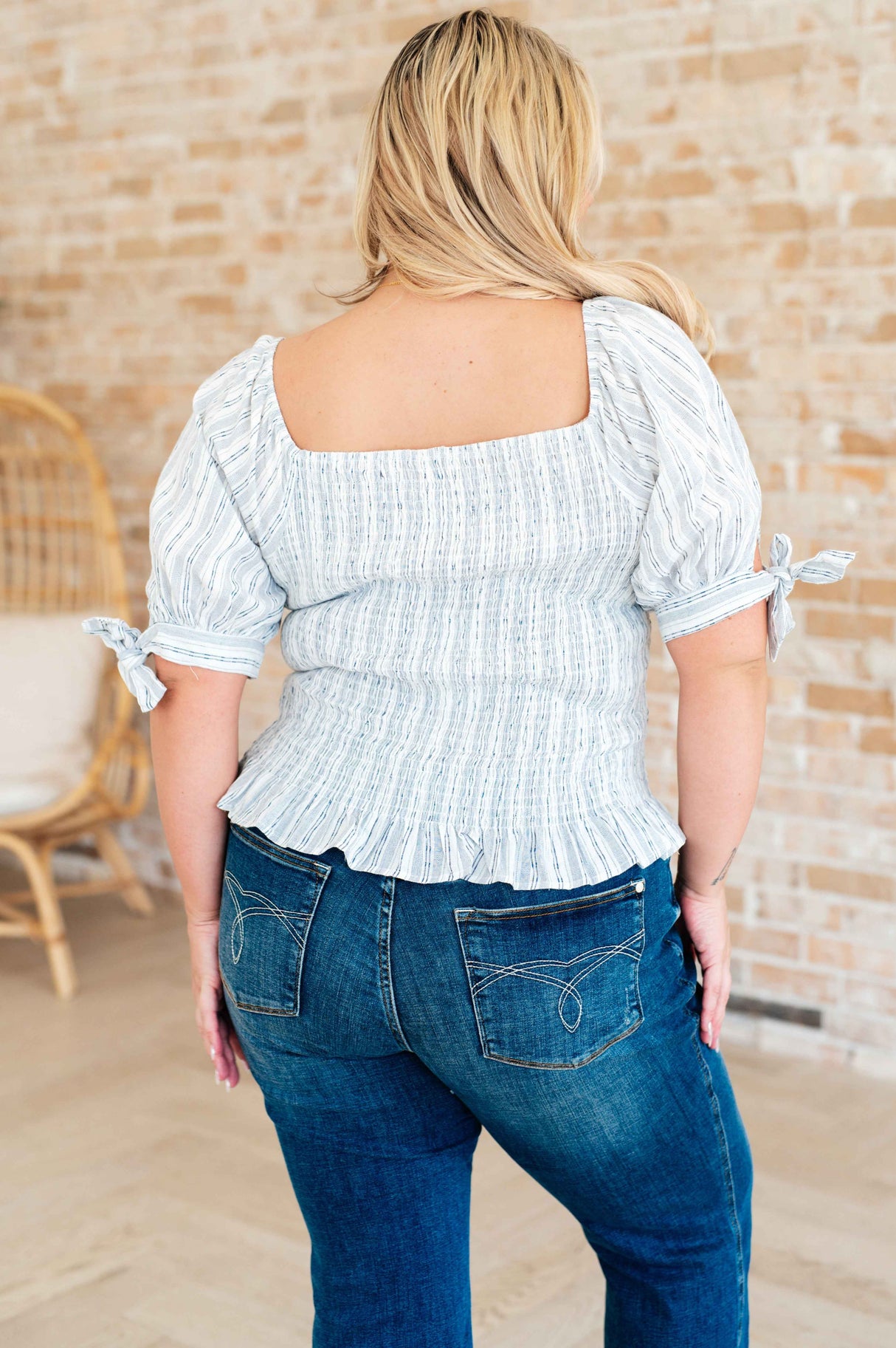 Anticipating More Smocked Blouse - Liarian Unlimited Boutique