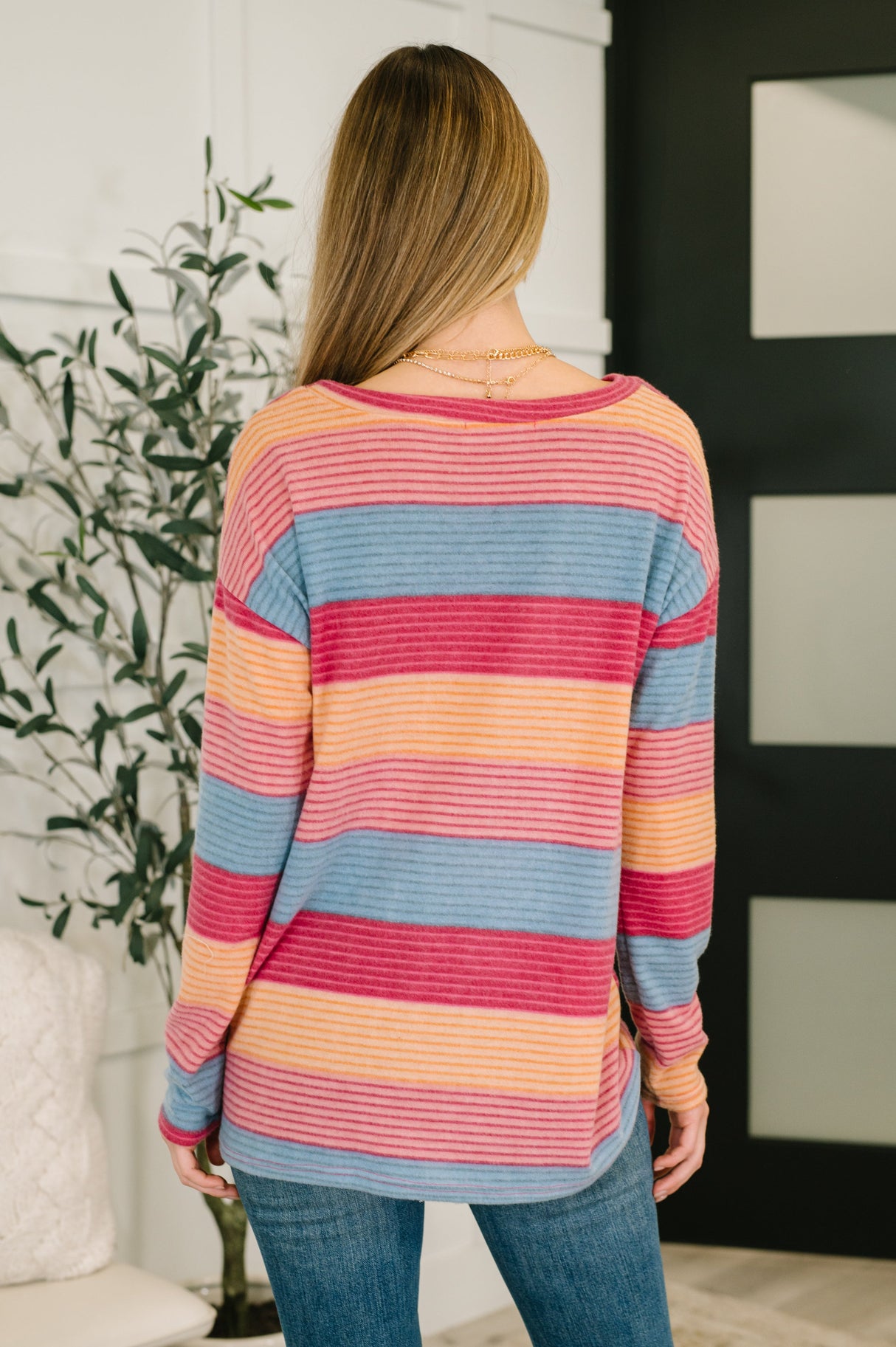 Back Home Drop Shoulder Top