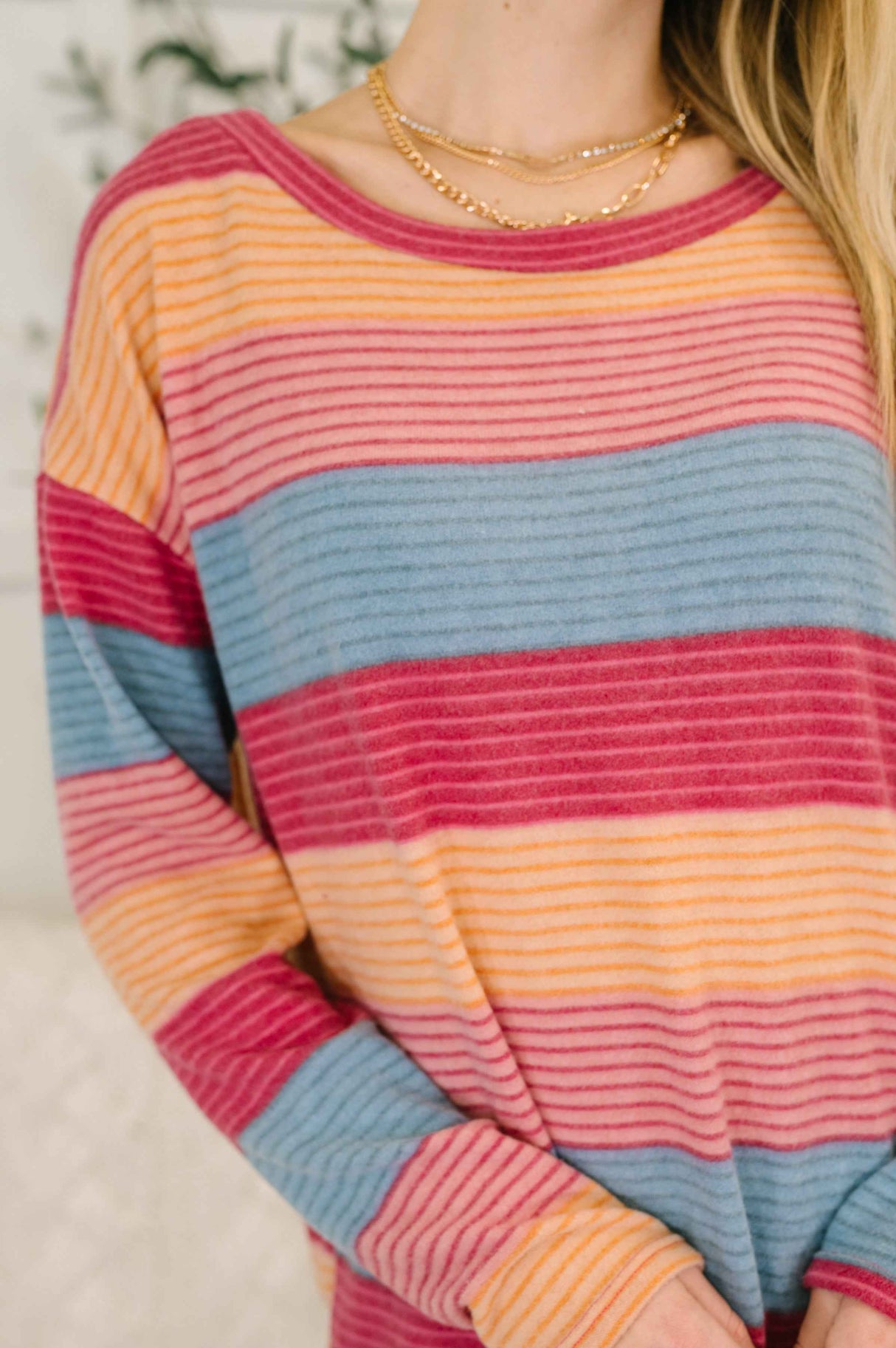 Back Home Drop Shoulder Top