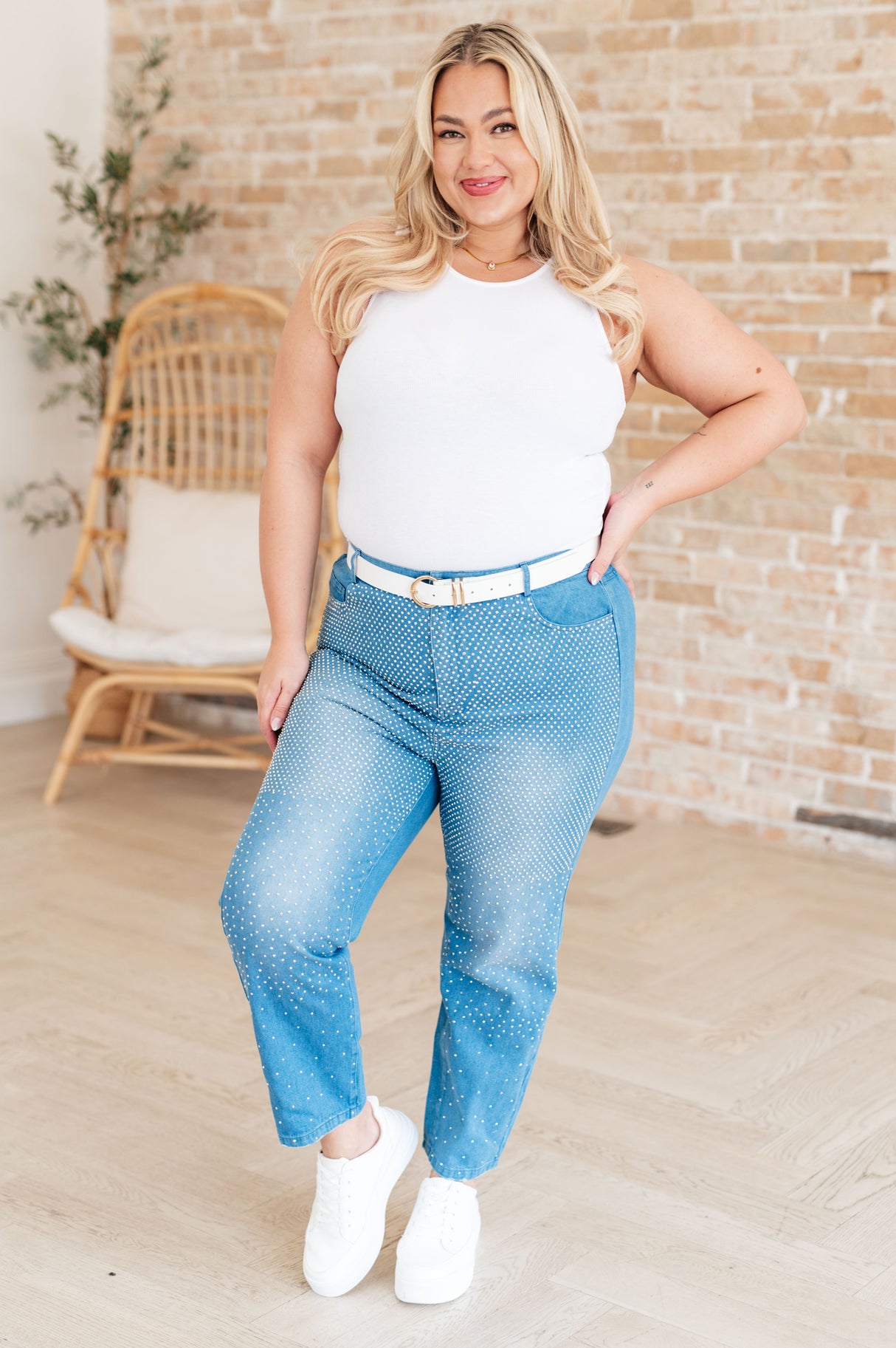 Beck and Call Rhinestone Pants - Liarian Unlimited Boutique