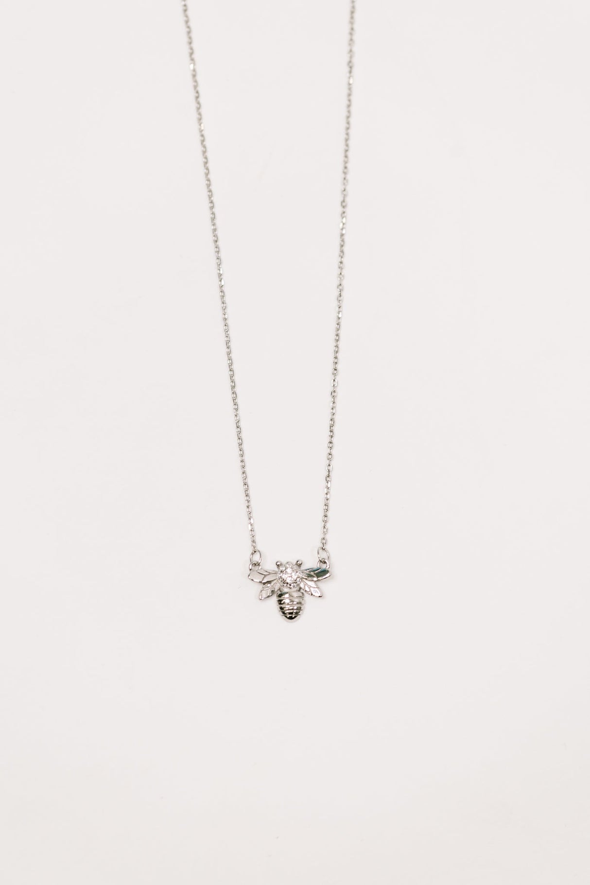 Bee Line Sterling Silver Necklace
