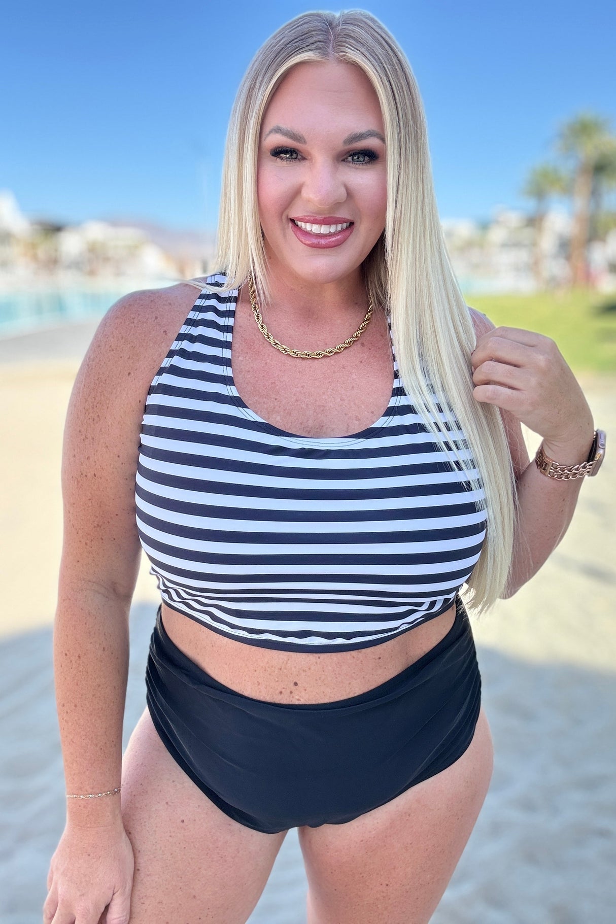 Belize High Waisted Swim Bottoms - Liarian Unlimited Boutique