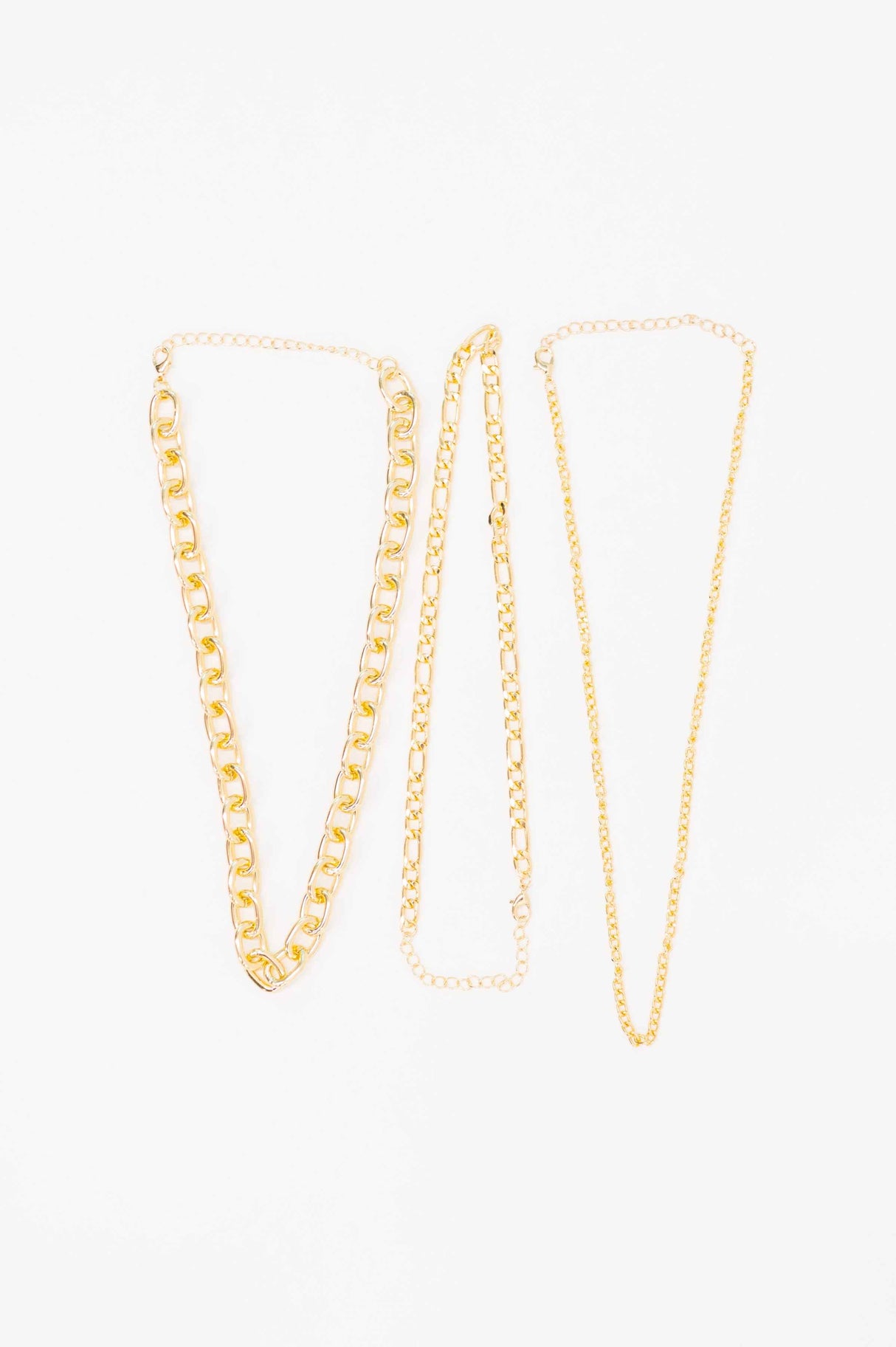 Big, Bold and Beautiful Layered Chunky Necklace in Gold
