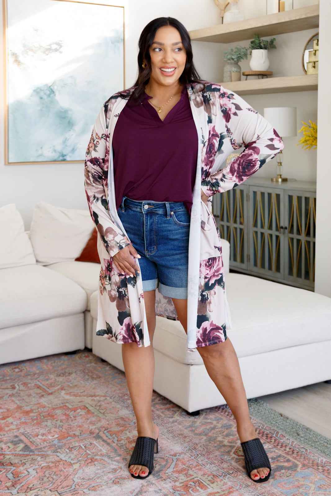 Blooming With Happiness Cardigan - Liarian Unlimited Boutique