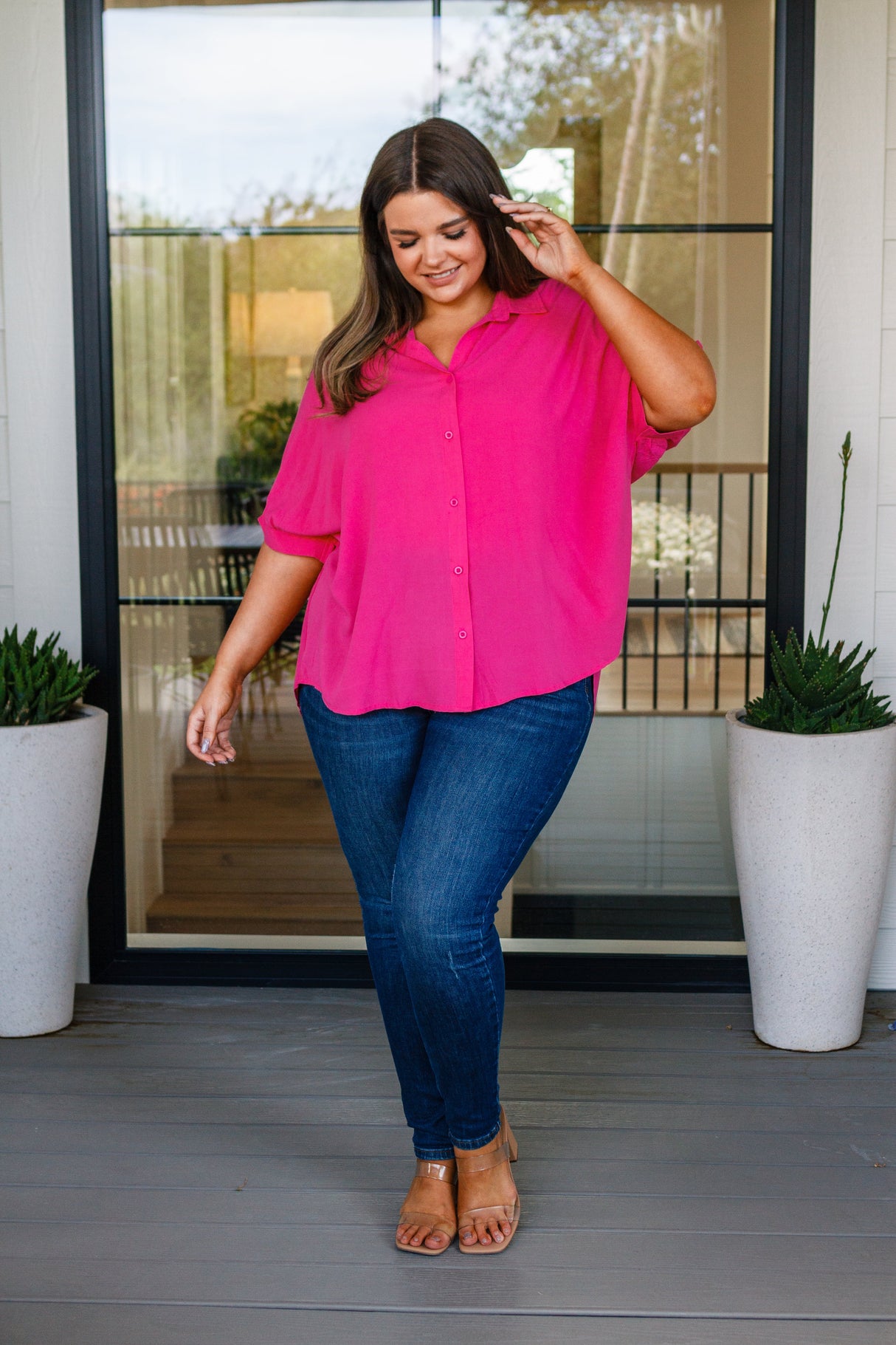 Blusa con botones Bounding Beauty