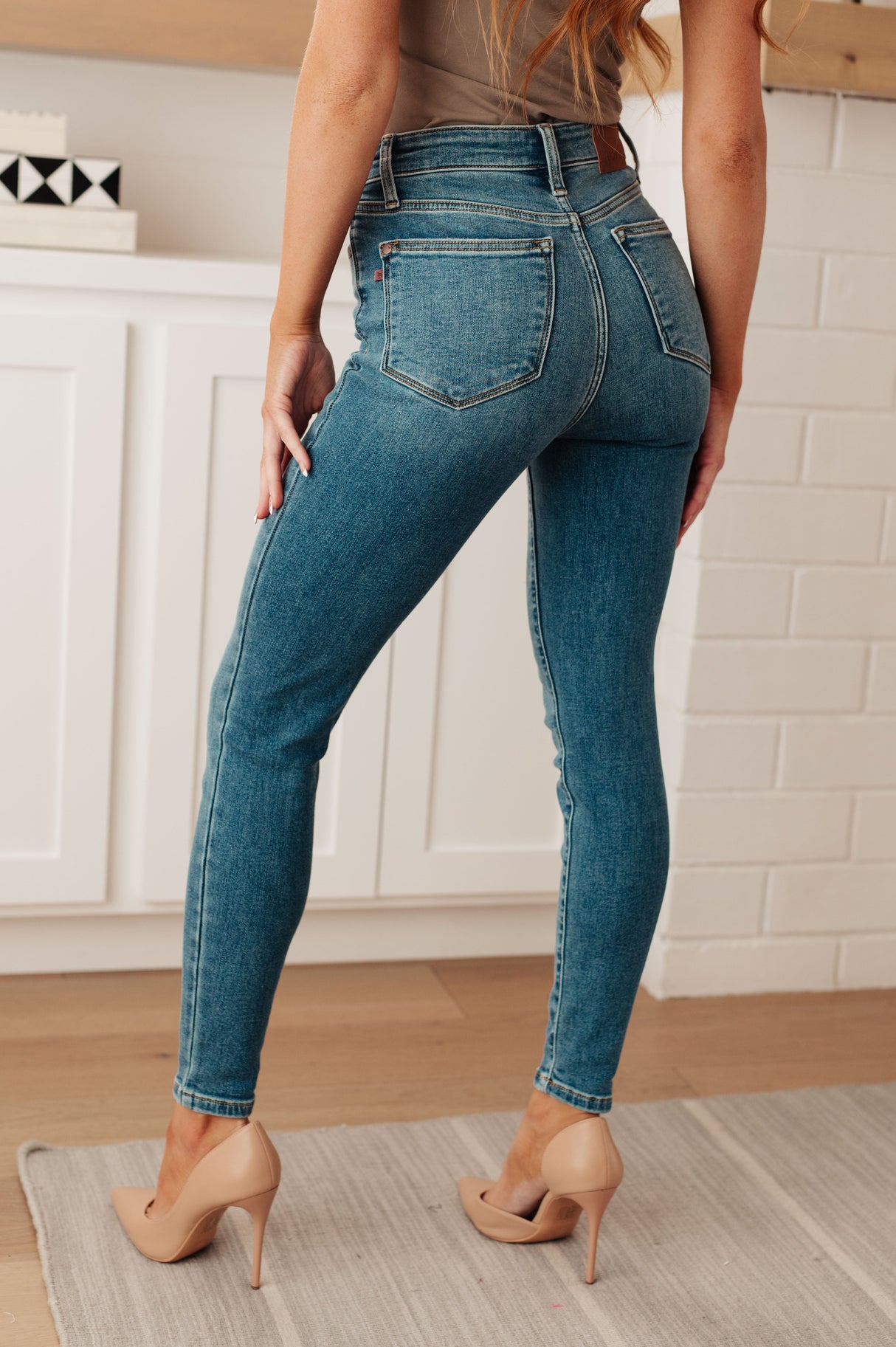 Bryant High Rise Thermal Skinny Jean - Liarian Unlimited Boutique