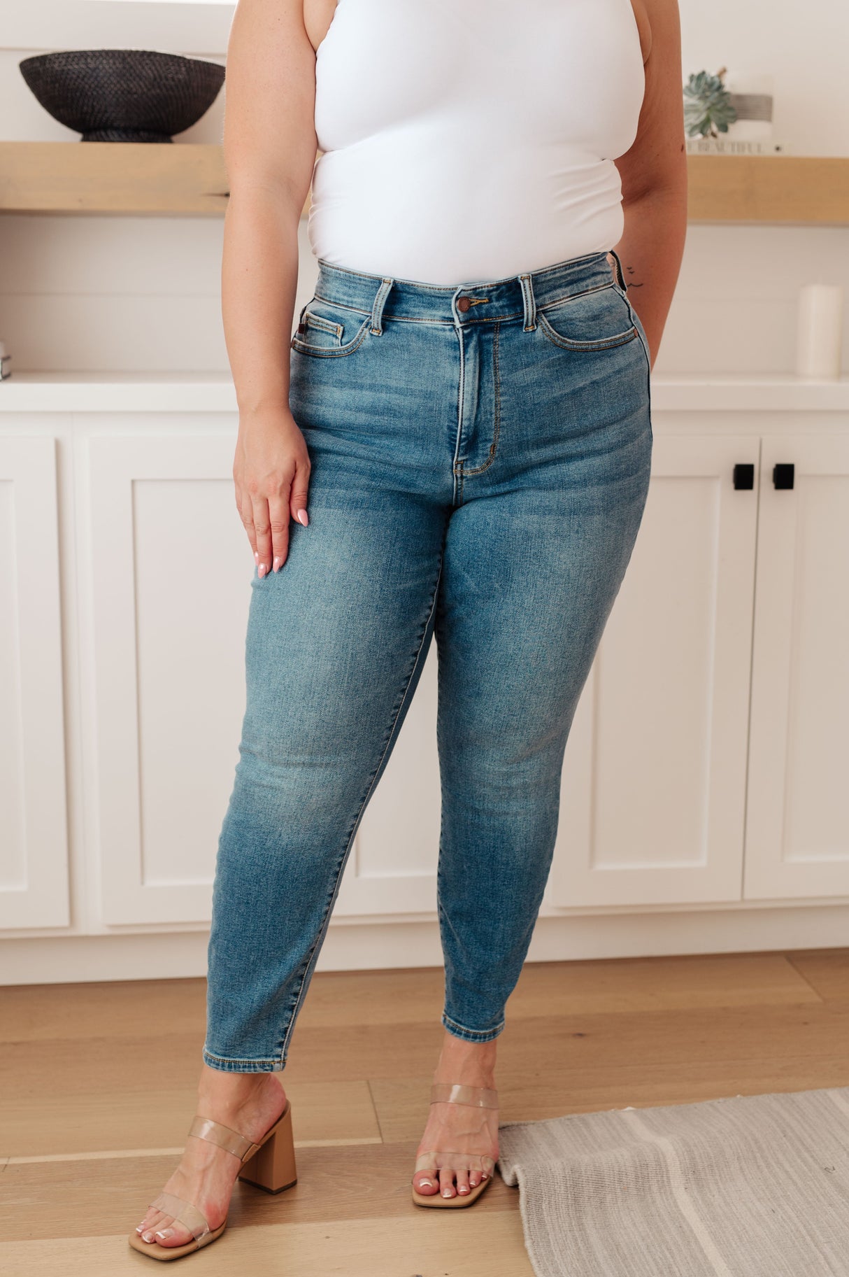 Bryant High Rise Thermal Skinny Jean - Liarian Unlimited Boutique