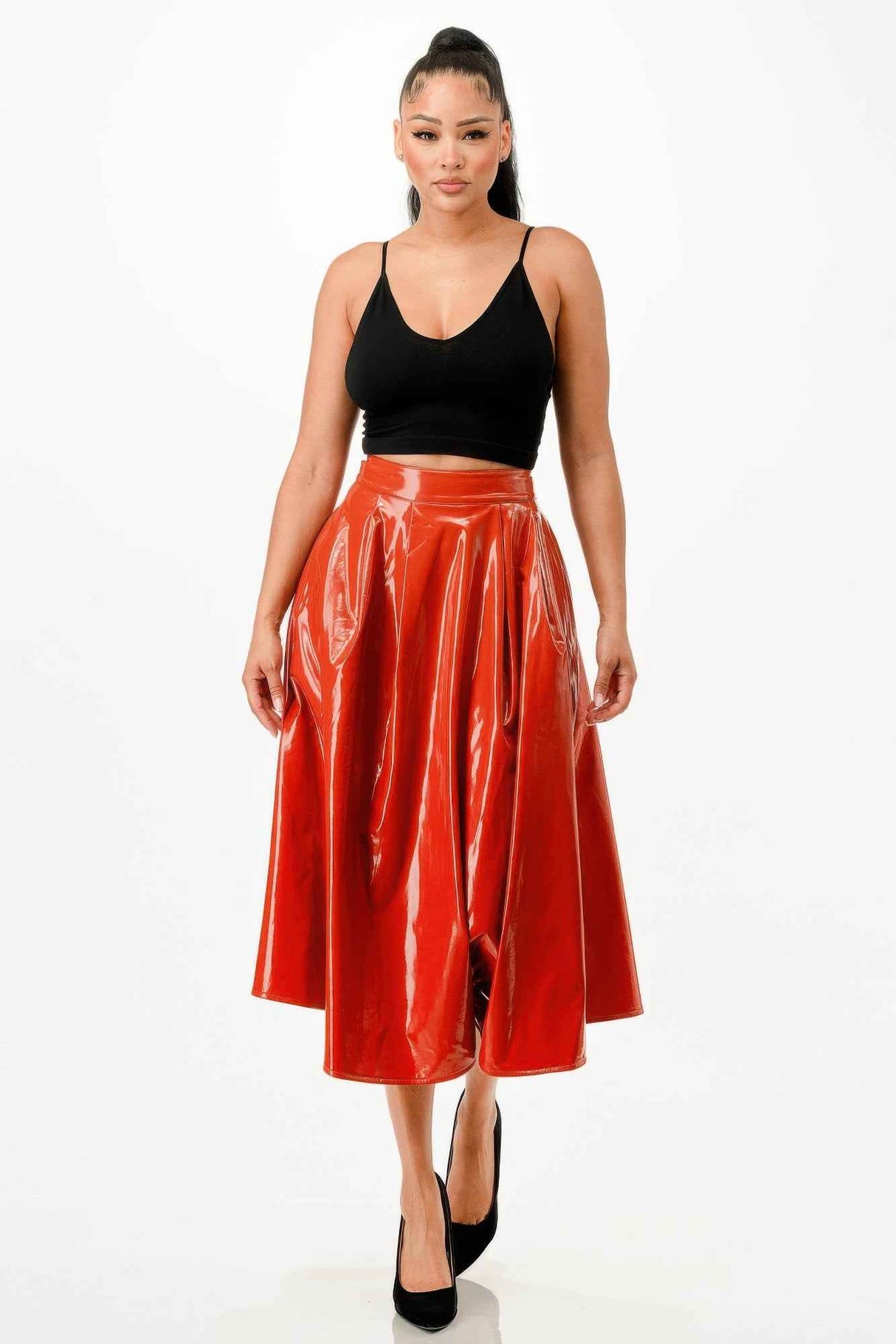 Midi Skirt With Pockets
