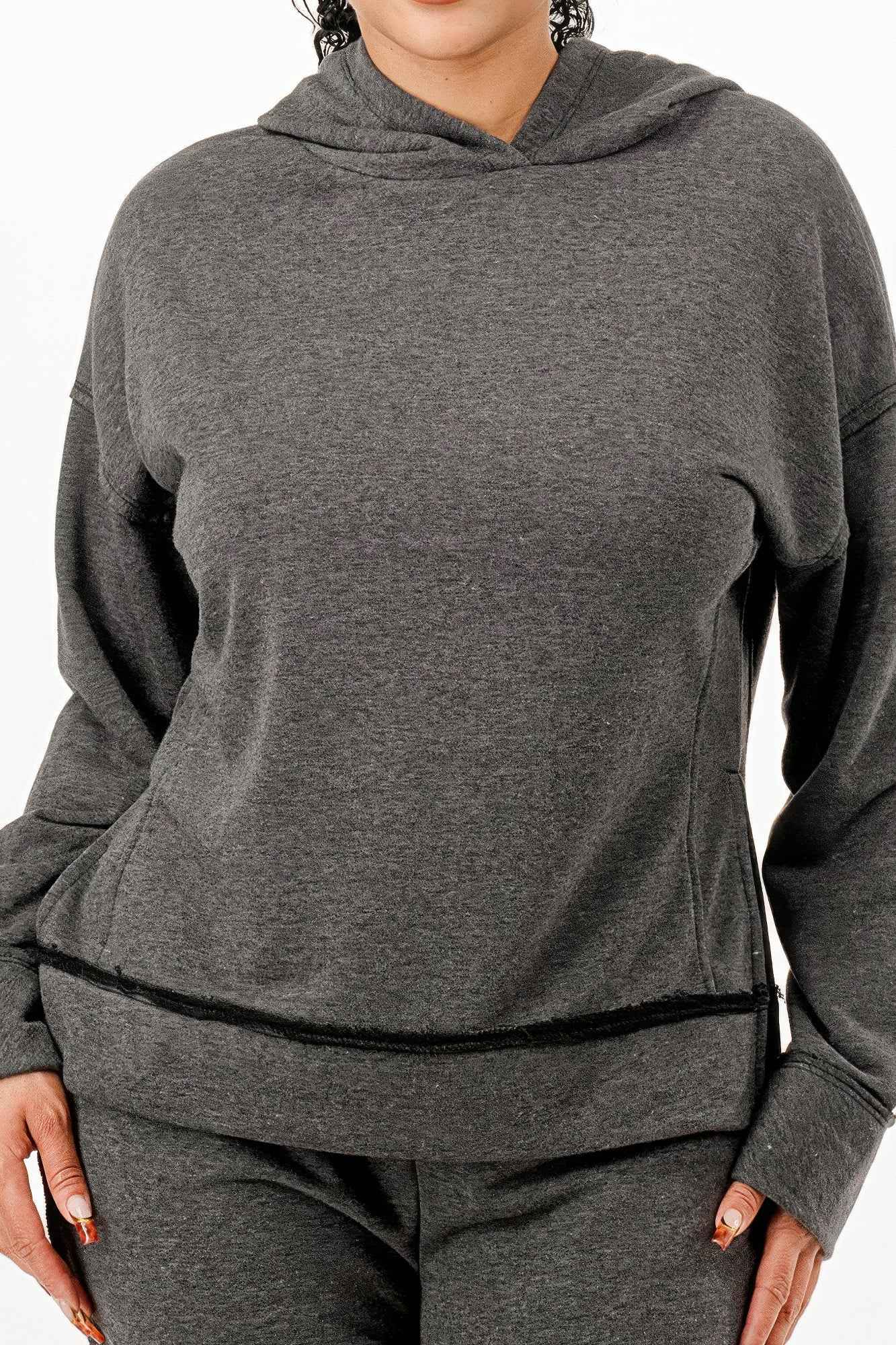 Washed Sweat Two-piece Set