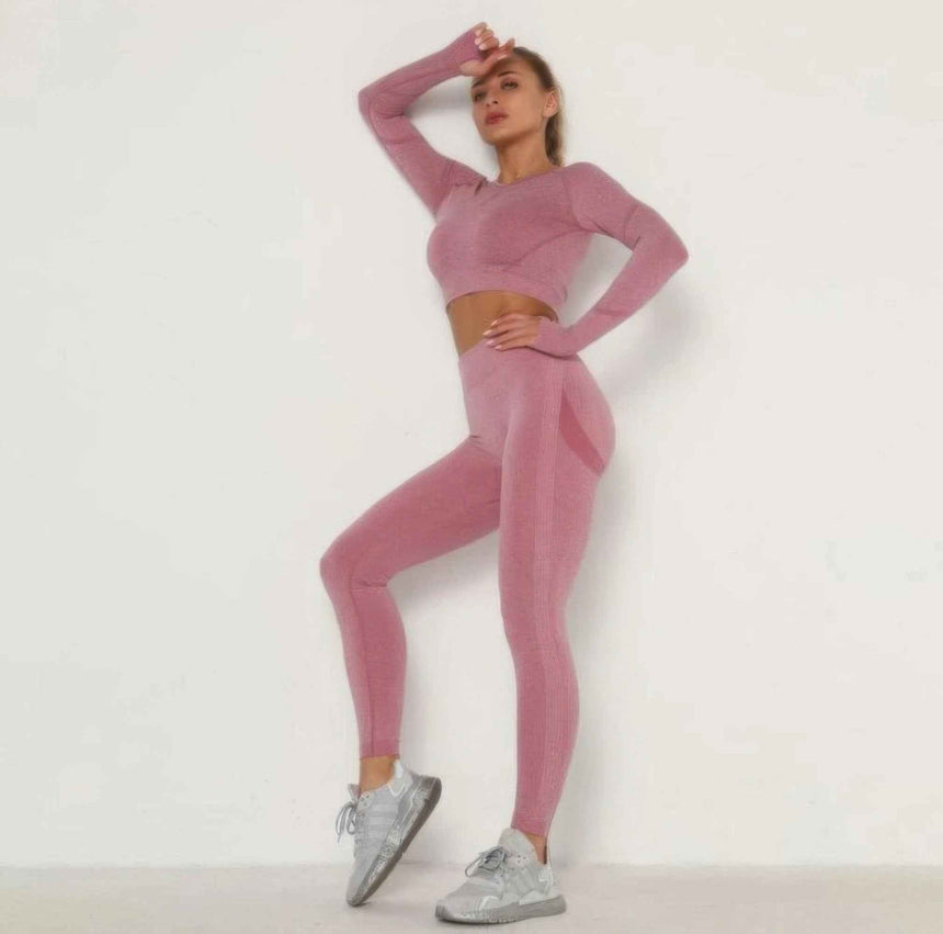 Seamless Top Leggings Set