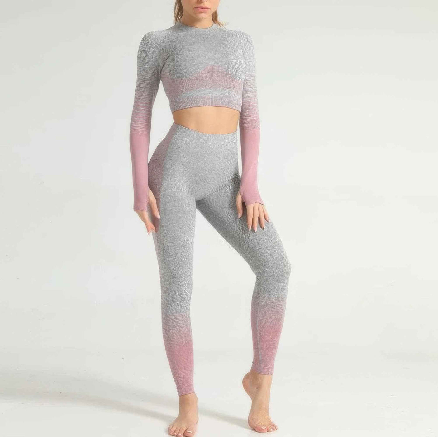 Stripe Seamless Yoga Set