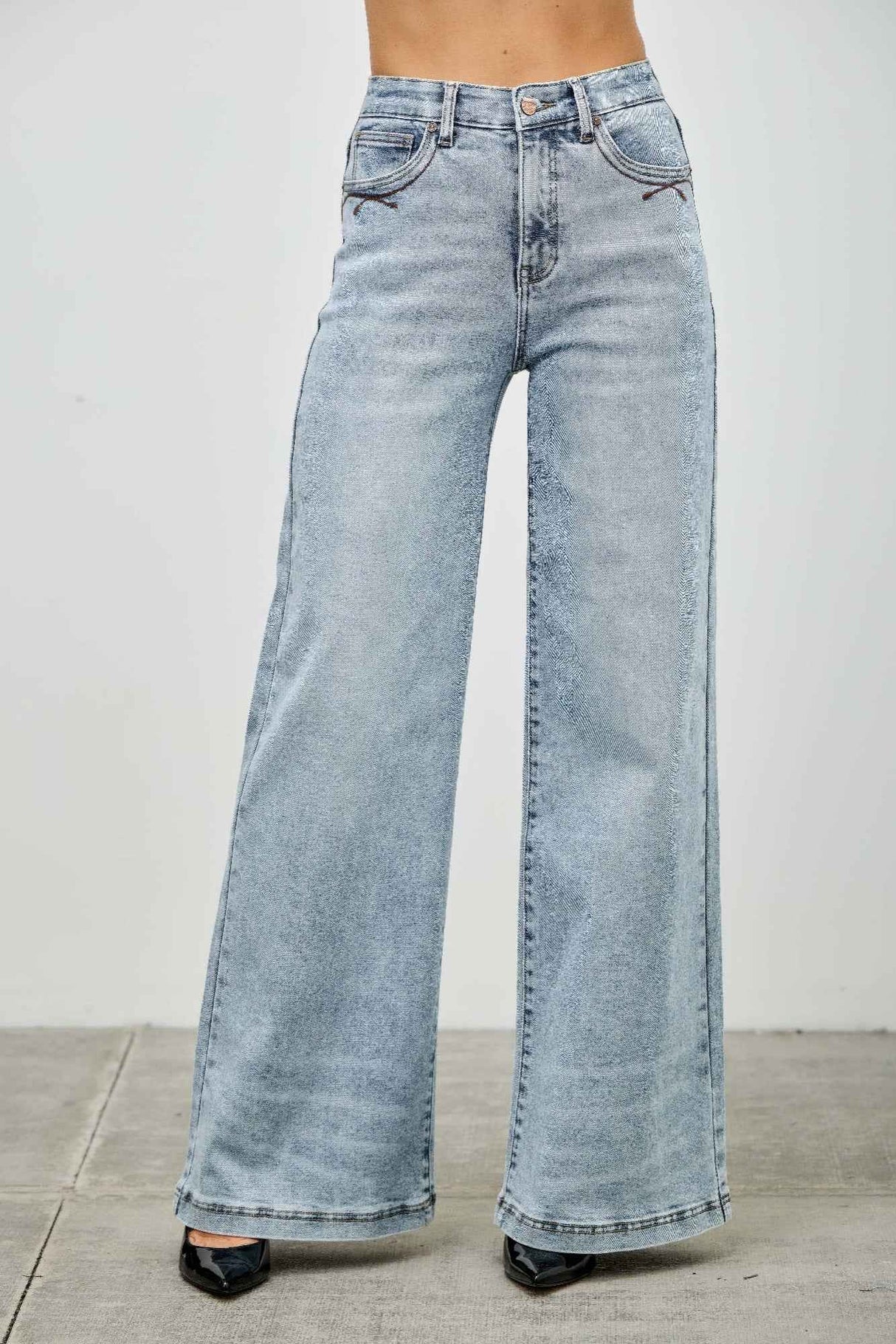 High Rise Wide Leg