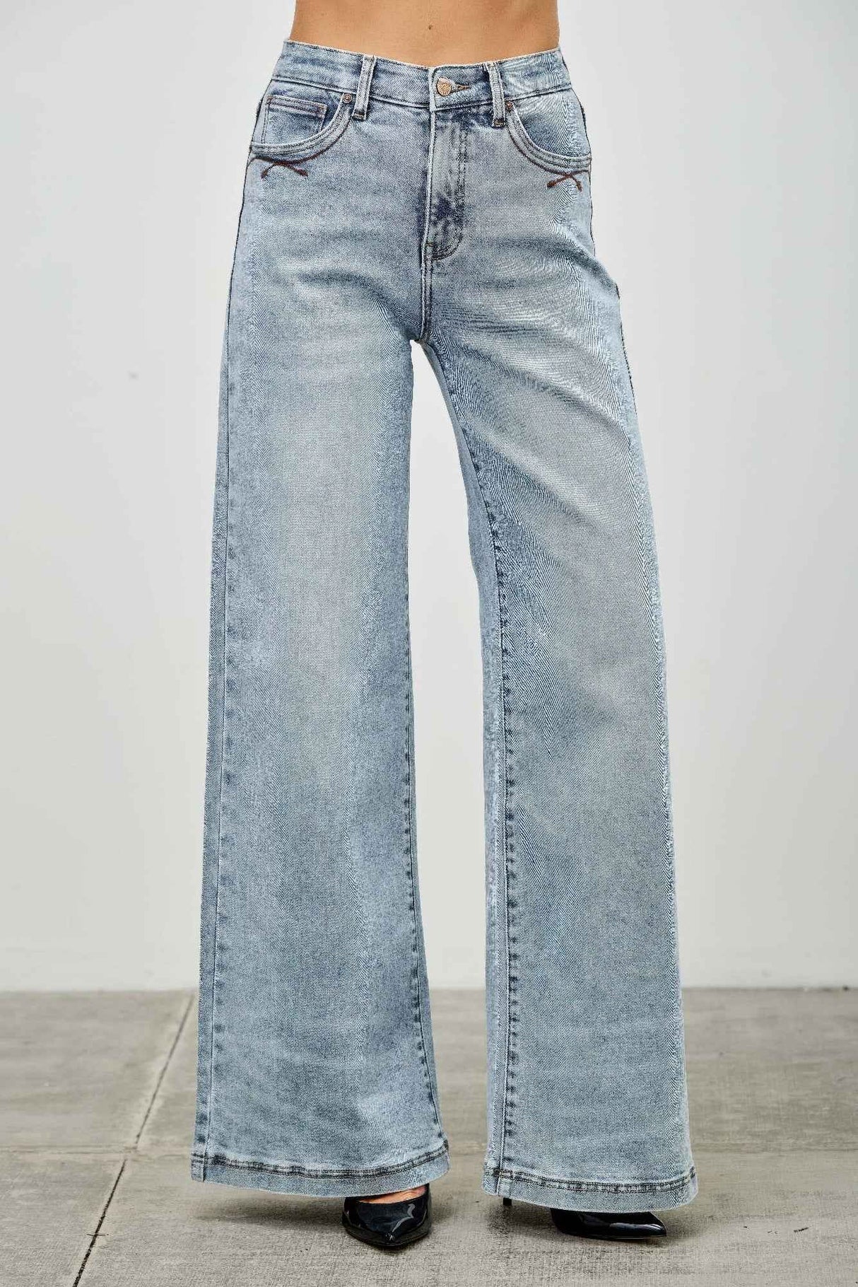 High Rise Wide Leg