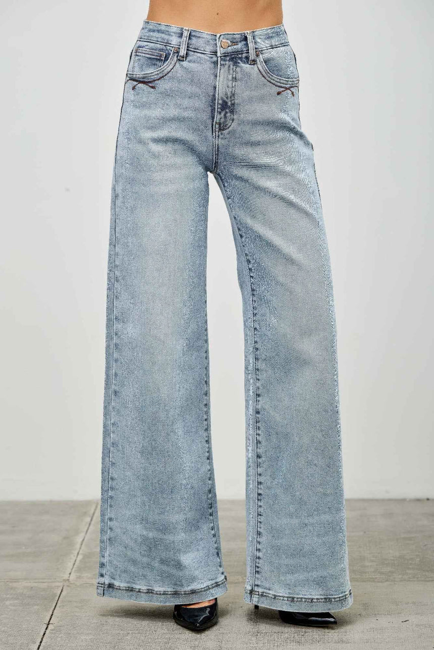 High Rise Wide Leg