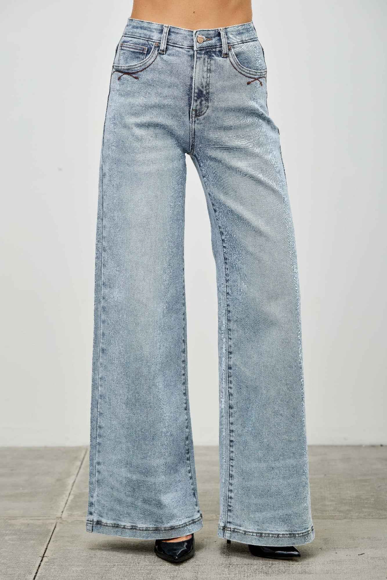 High Rise Wide Leg