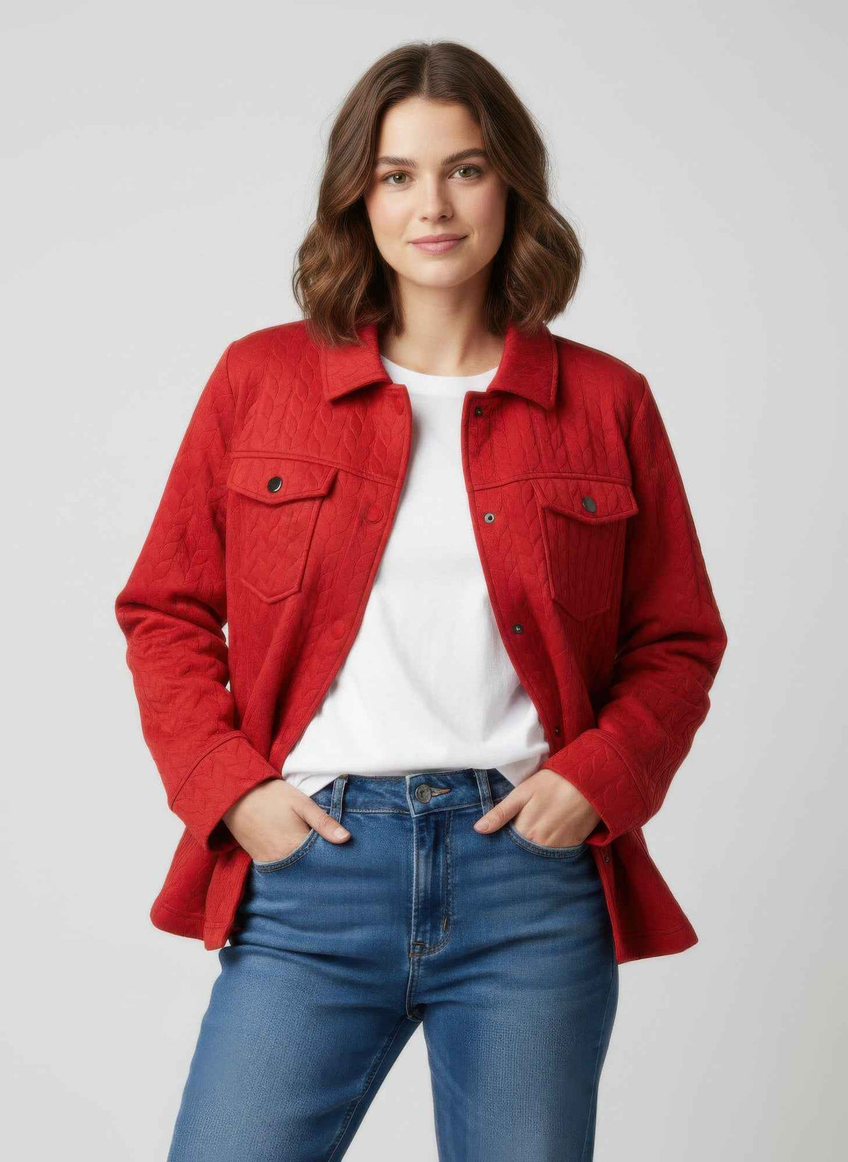Onque Casual Textured Jacket