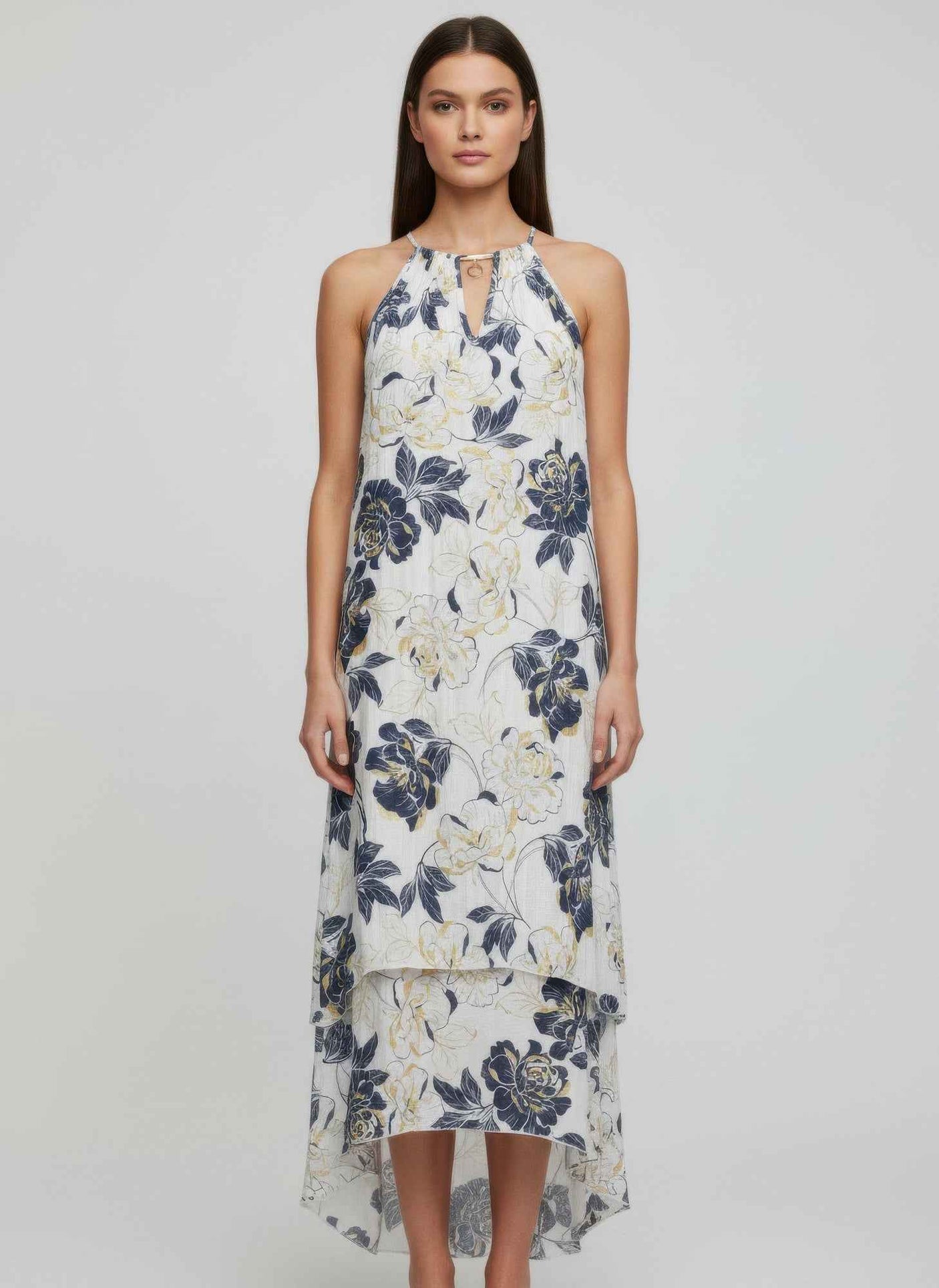 Mlle Gabrielle Floral Sleeveless Dress