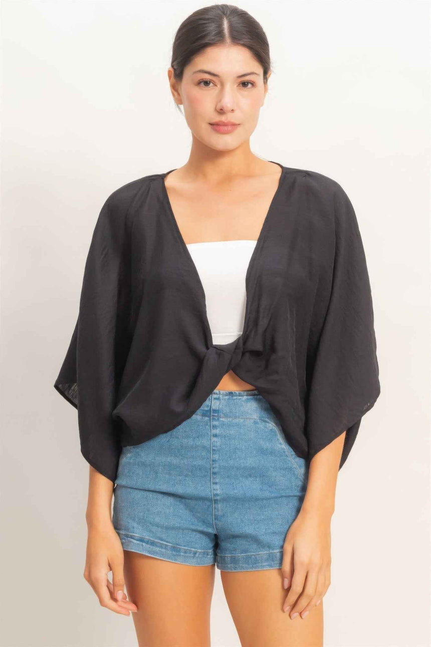 Oversized Twist Knot Top