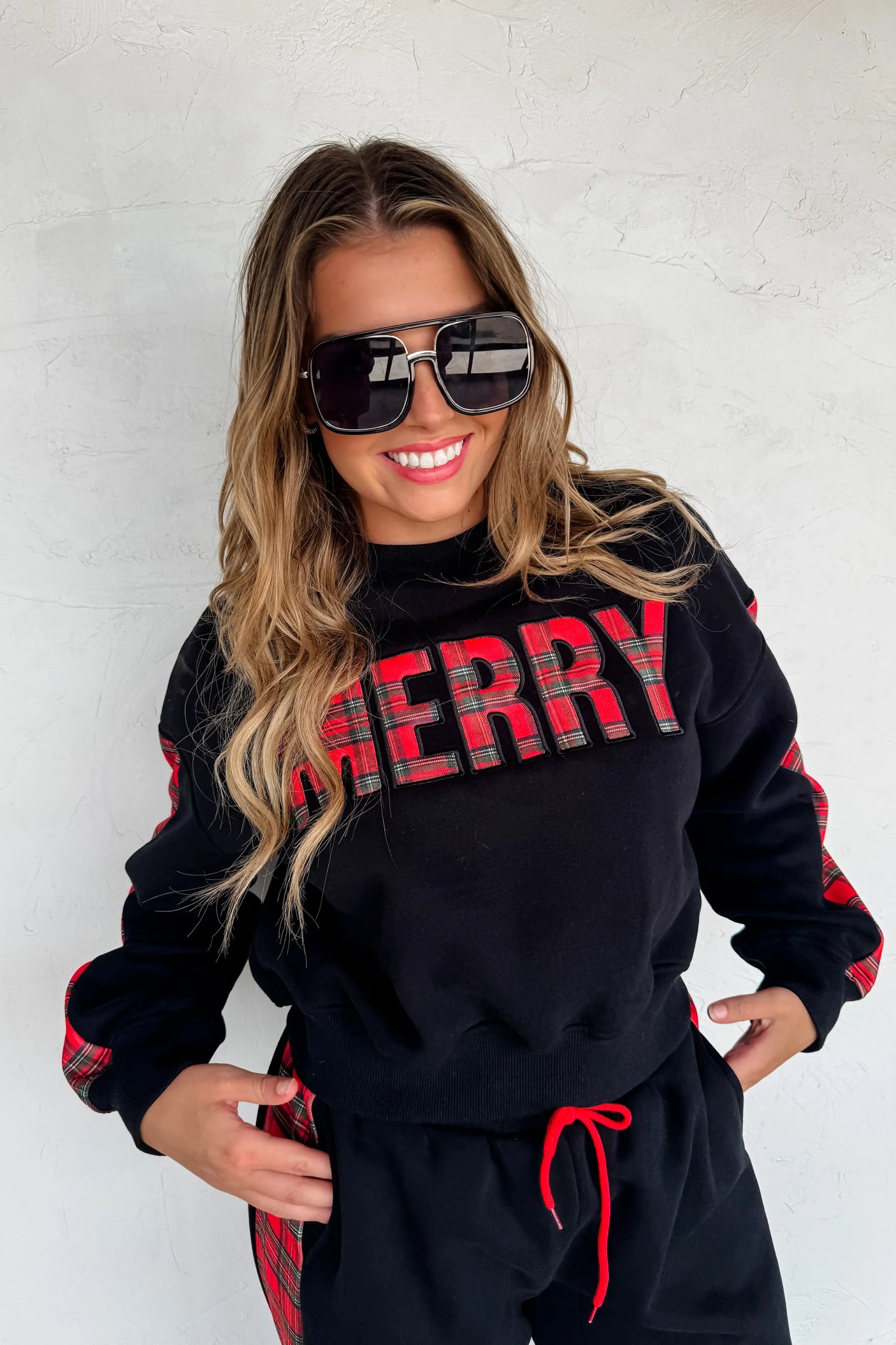 PREORDER: Merry Plaid Pant Set