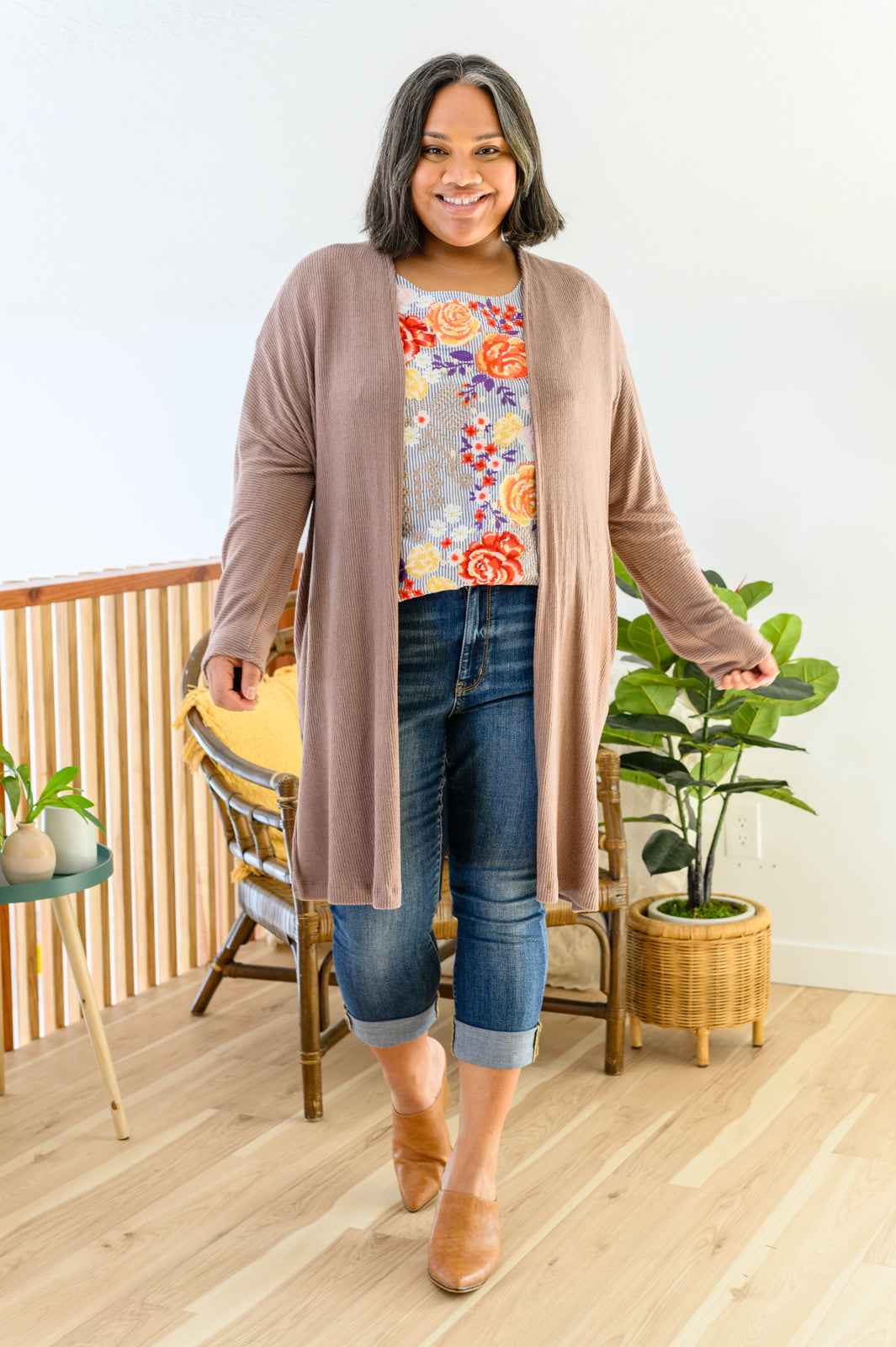 Canopy Of Crushes Striped Floral Top - Liarian Unlimited Boutique