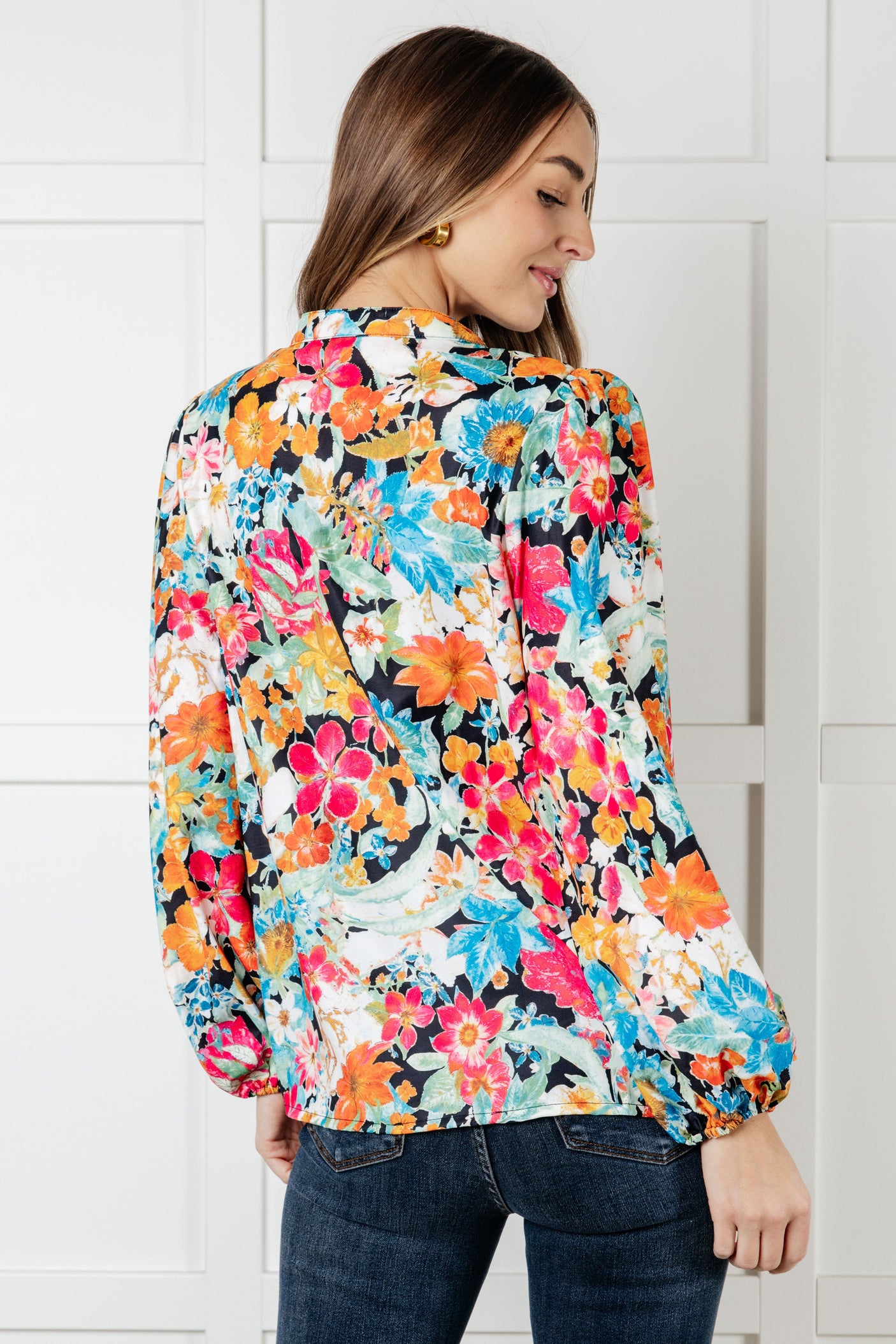 Blusa peplum floral Carry Me Away