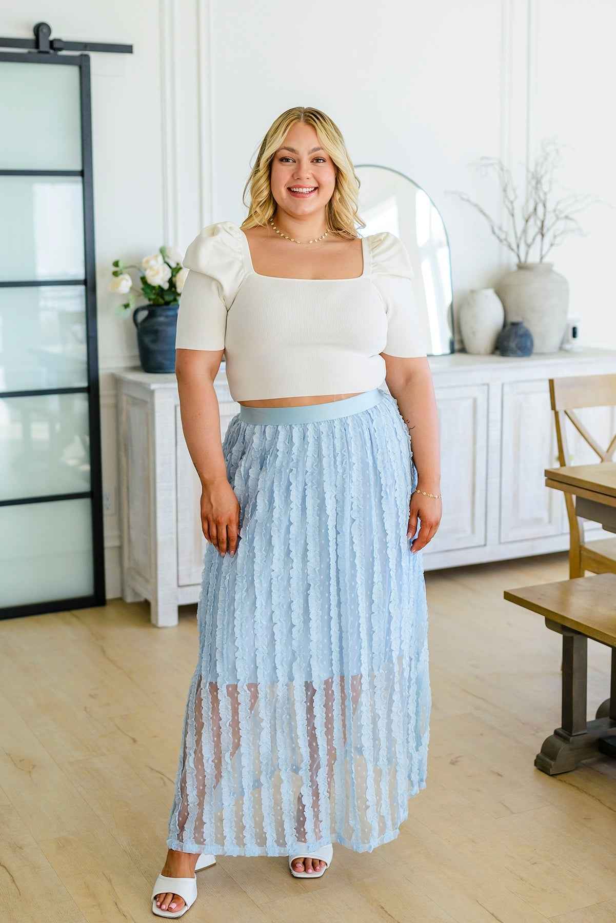 Cascading Ruffles A-Line Skirt - Liarian Unlimited Boutique