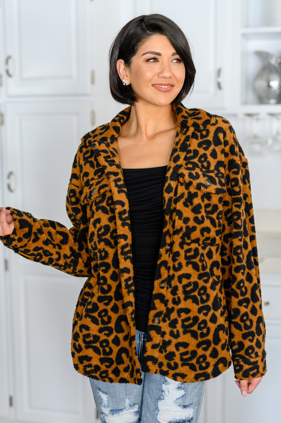 Chaqueta con estampado animal de Castle Spotting