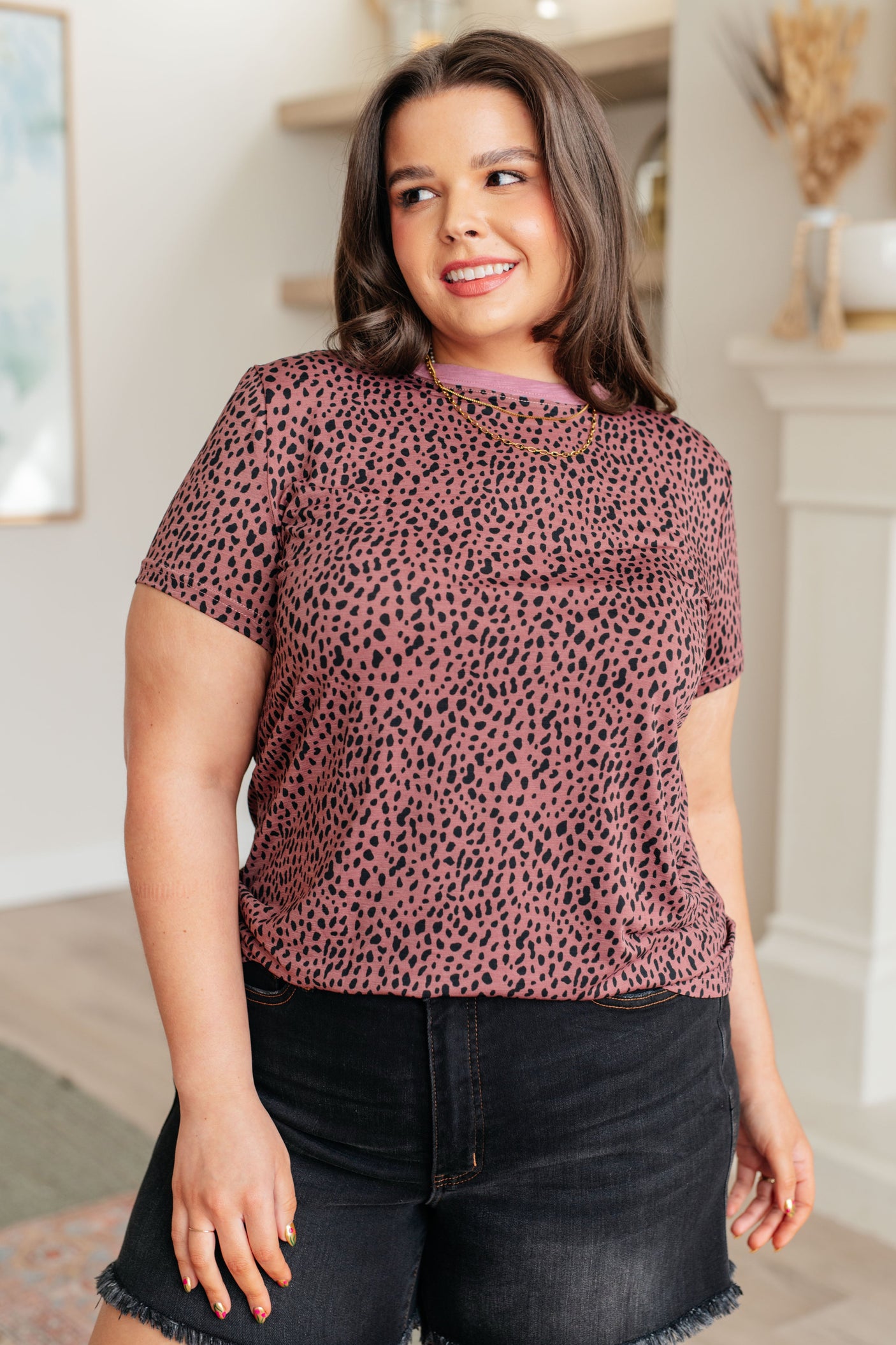 Cheetah Girl Short Sleeve Top - Liarian Unlimited Boutique