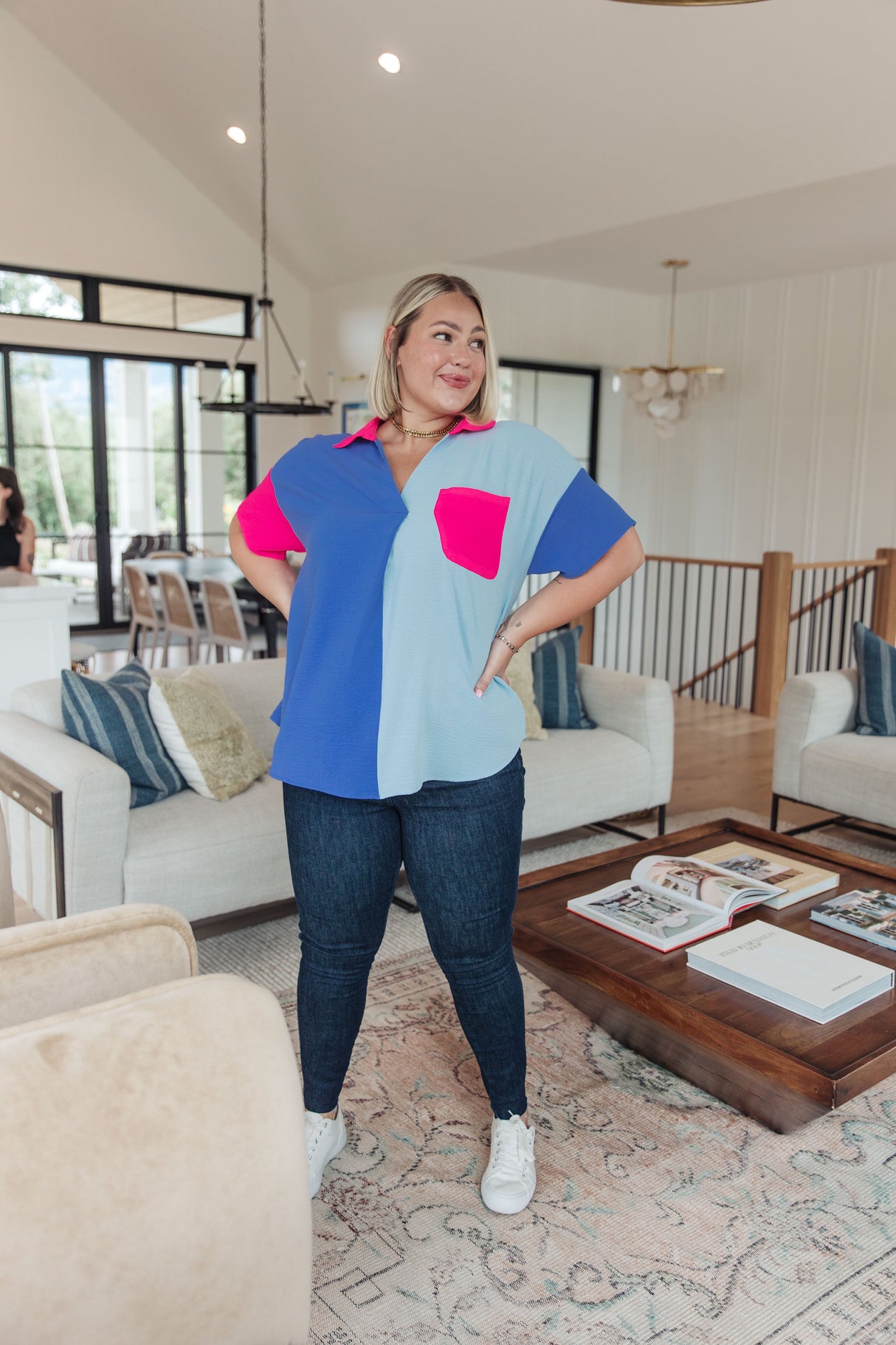 Top con bloques de colores Color Me Cool