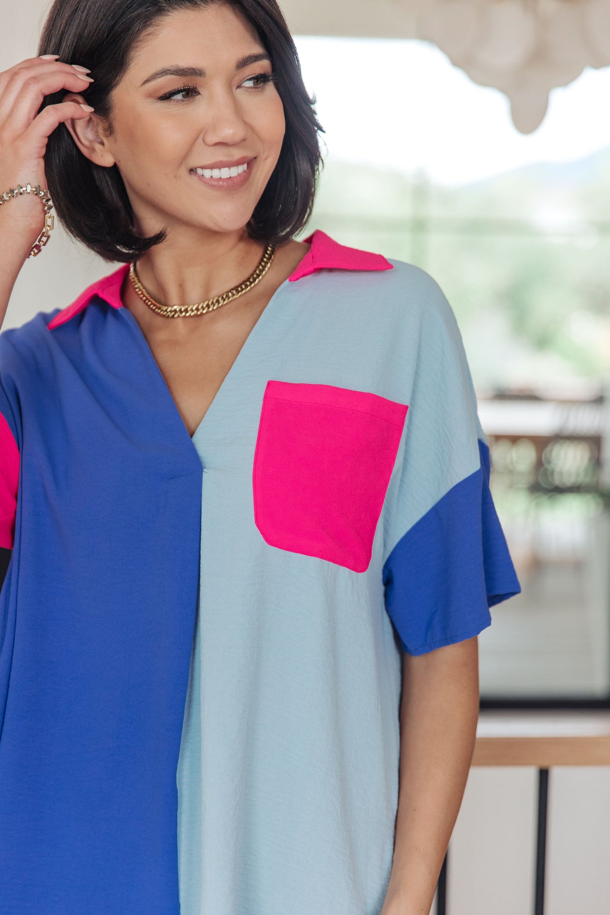 Top con bloques de colores Color Me Cool