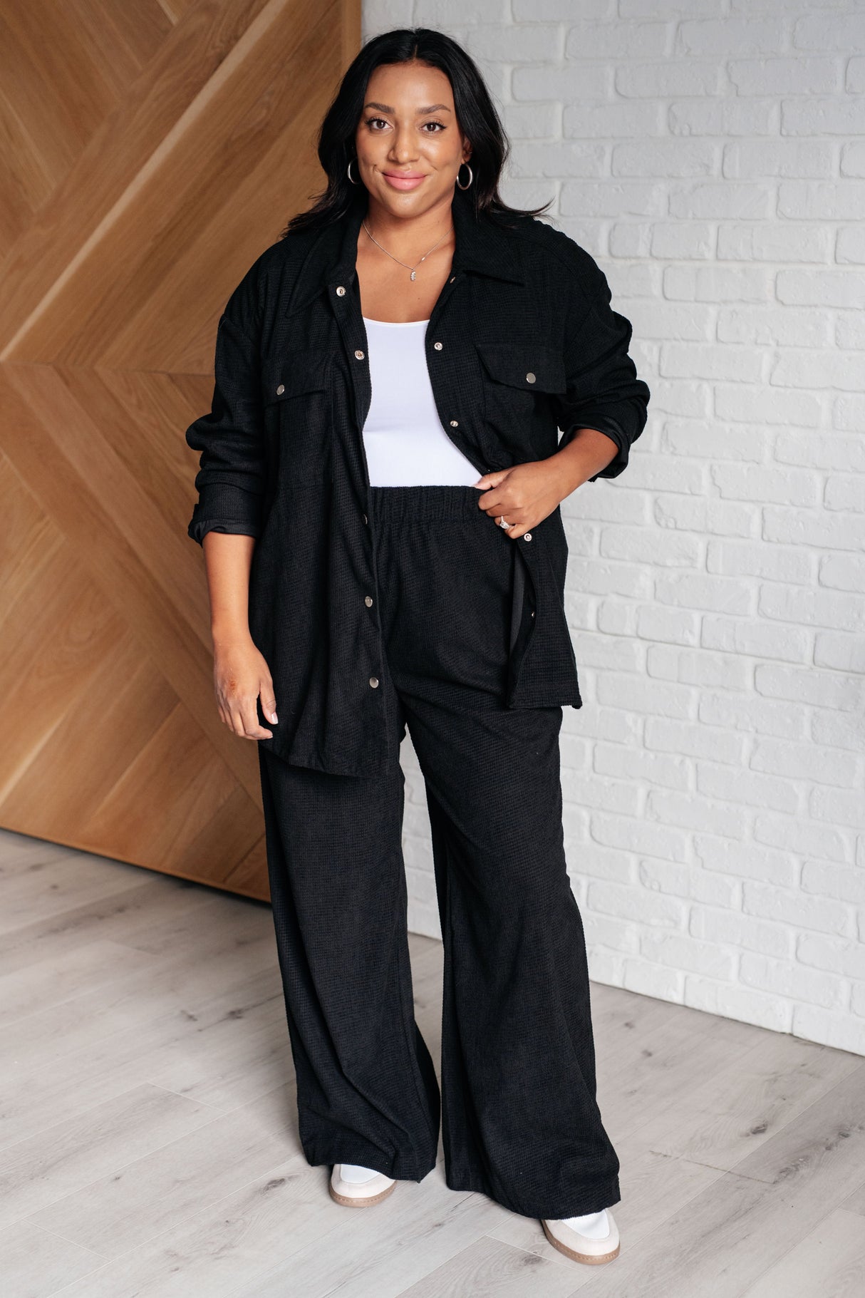 Come Rain or Shine Wide Leg Pants - Liarian Unlimited Boutique