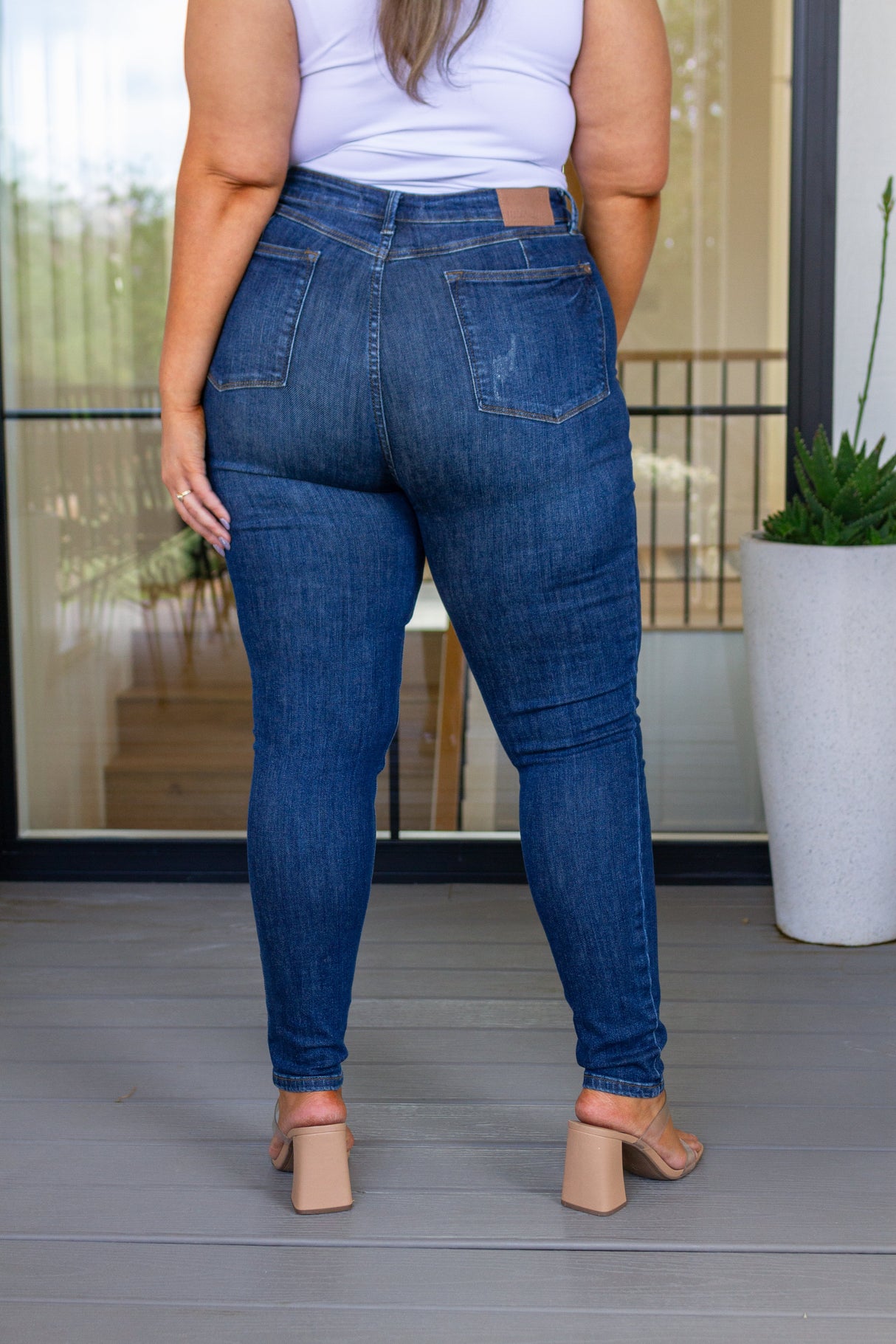 Cora High Rise Control Top Skinny Jeans - Liarian Unlimited Boutique