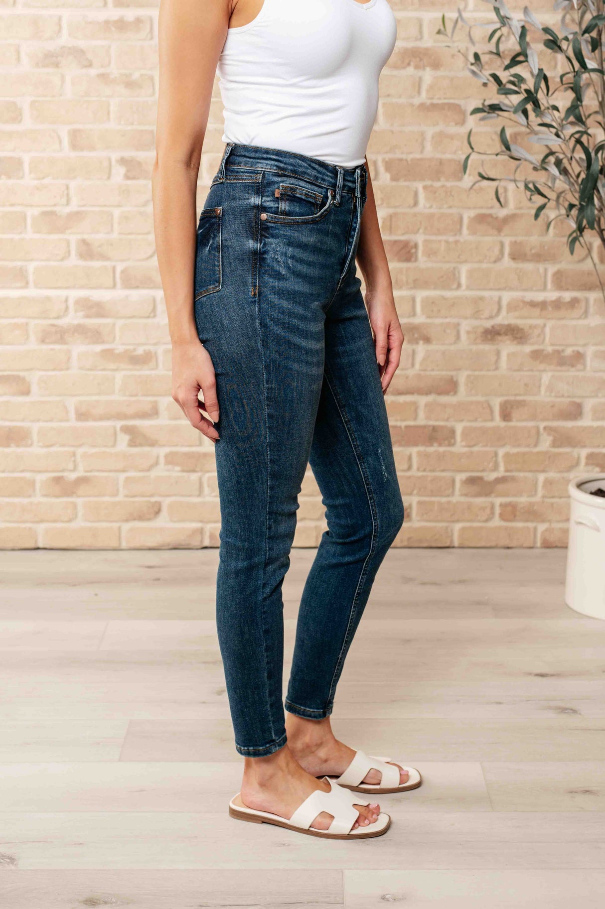Cora High Rise Control Top Skinny Jeans - Liarian Unlimited Boutique