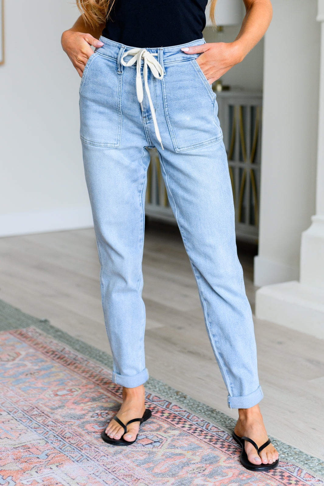 Joggers vaqueros vintage de tiro alto Cooper