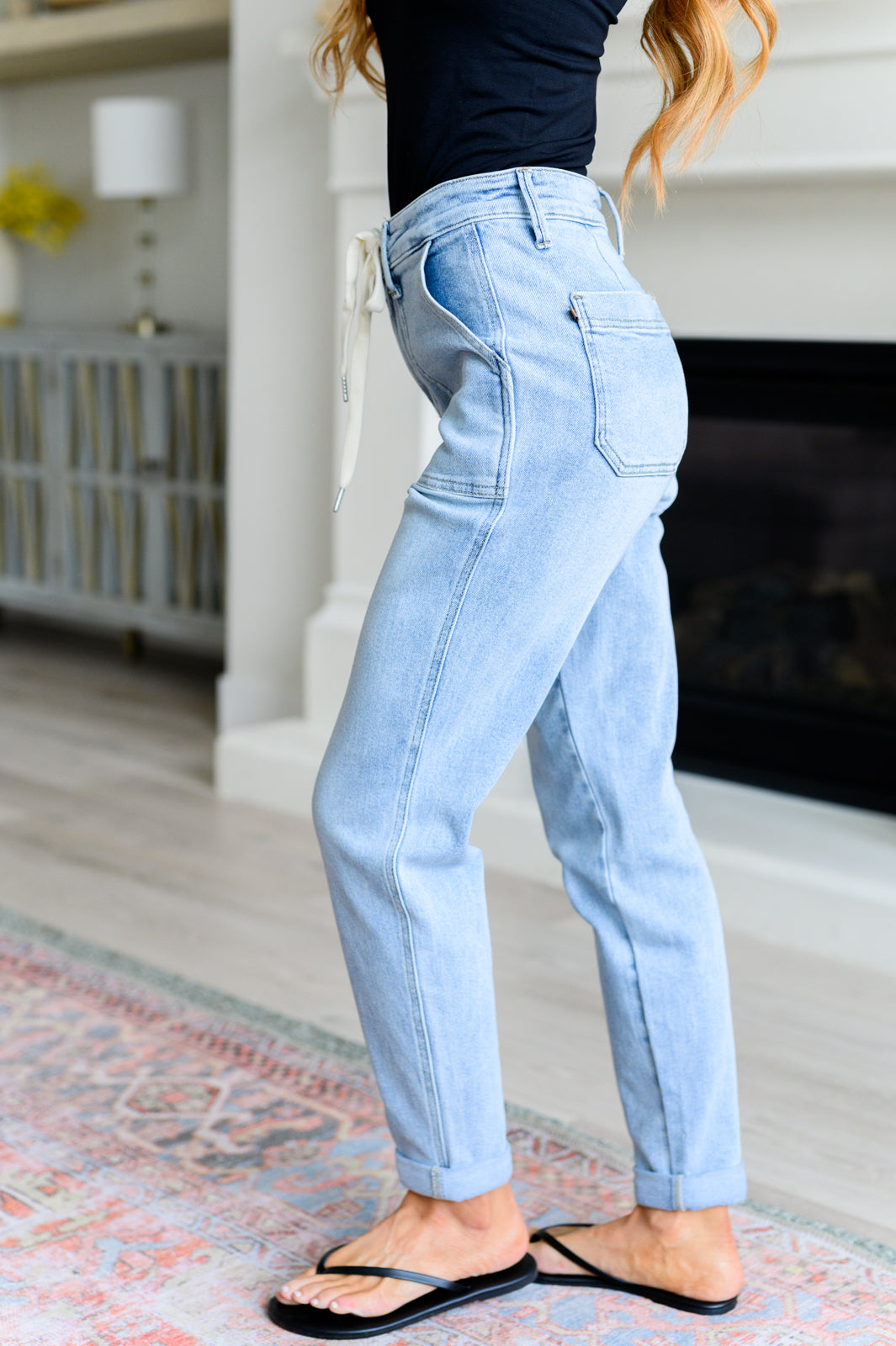 Joggers vaqueros vintage de tiro alto Cooper