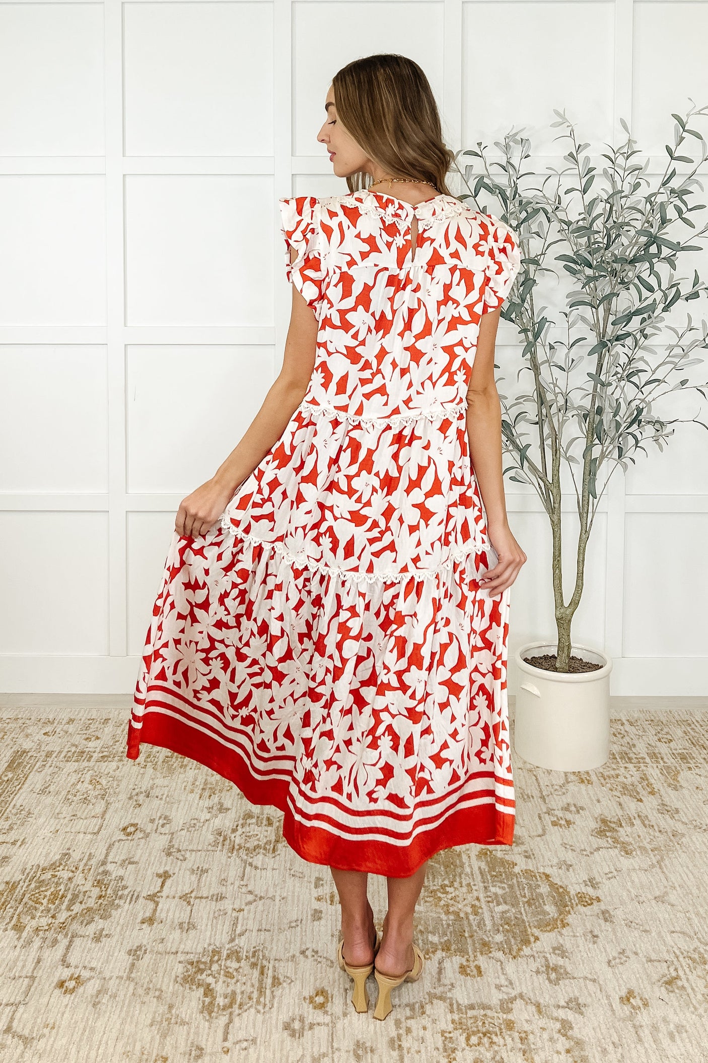 Vestido escalonado Dainty Daydream