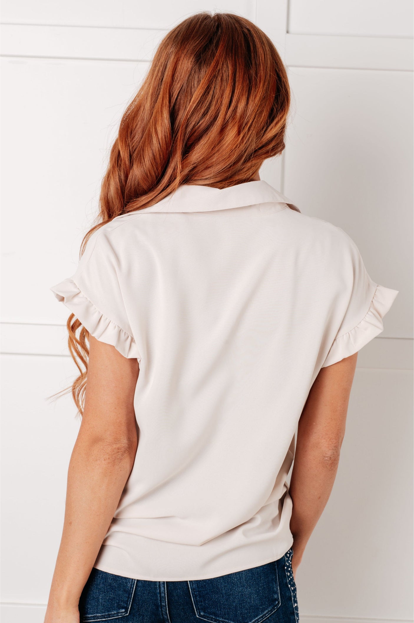 Blusa con mangas con volantes Day Date