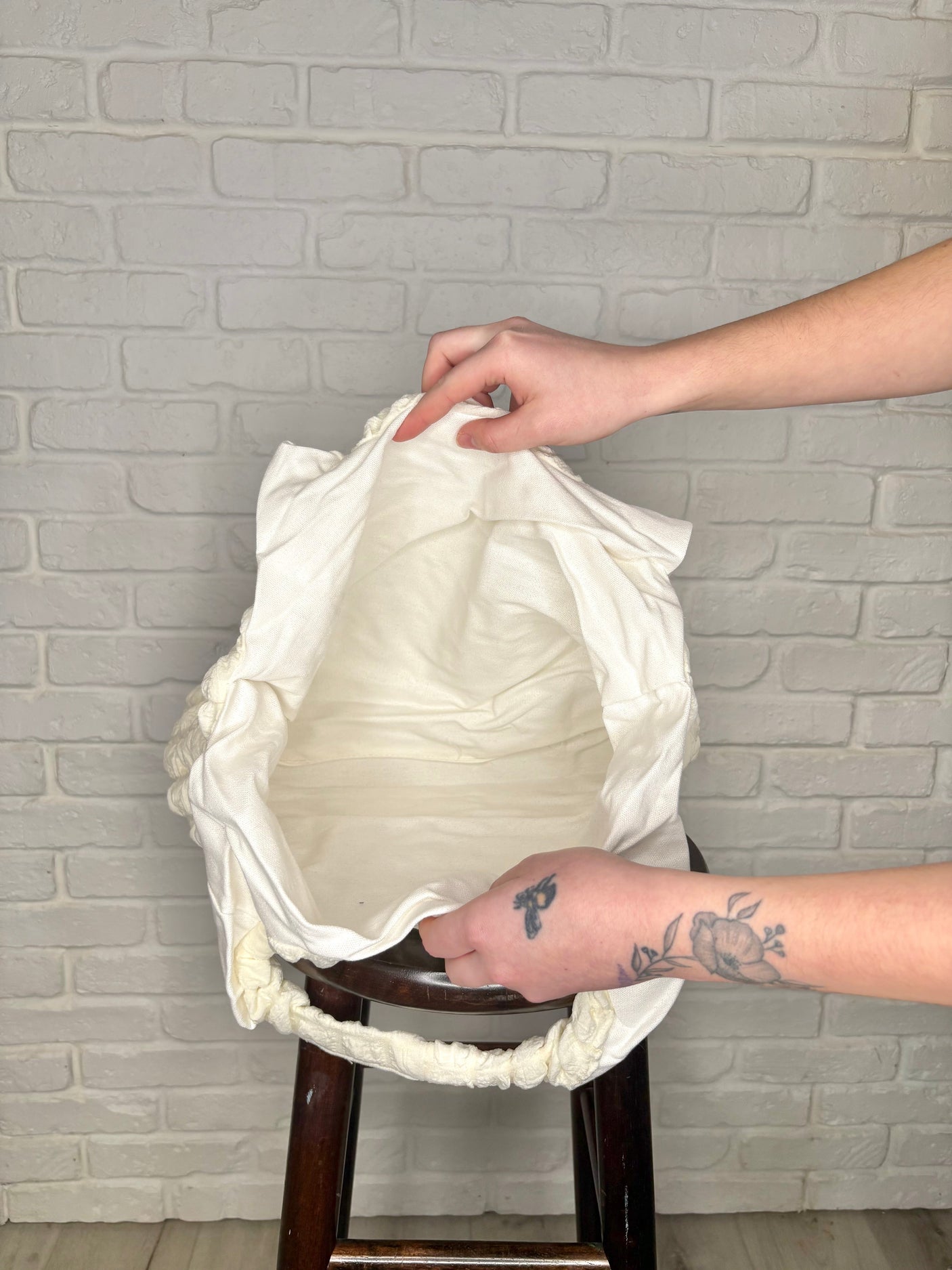 Bolso tote Day Out Cloud en color crema