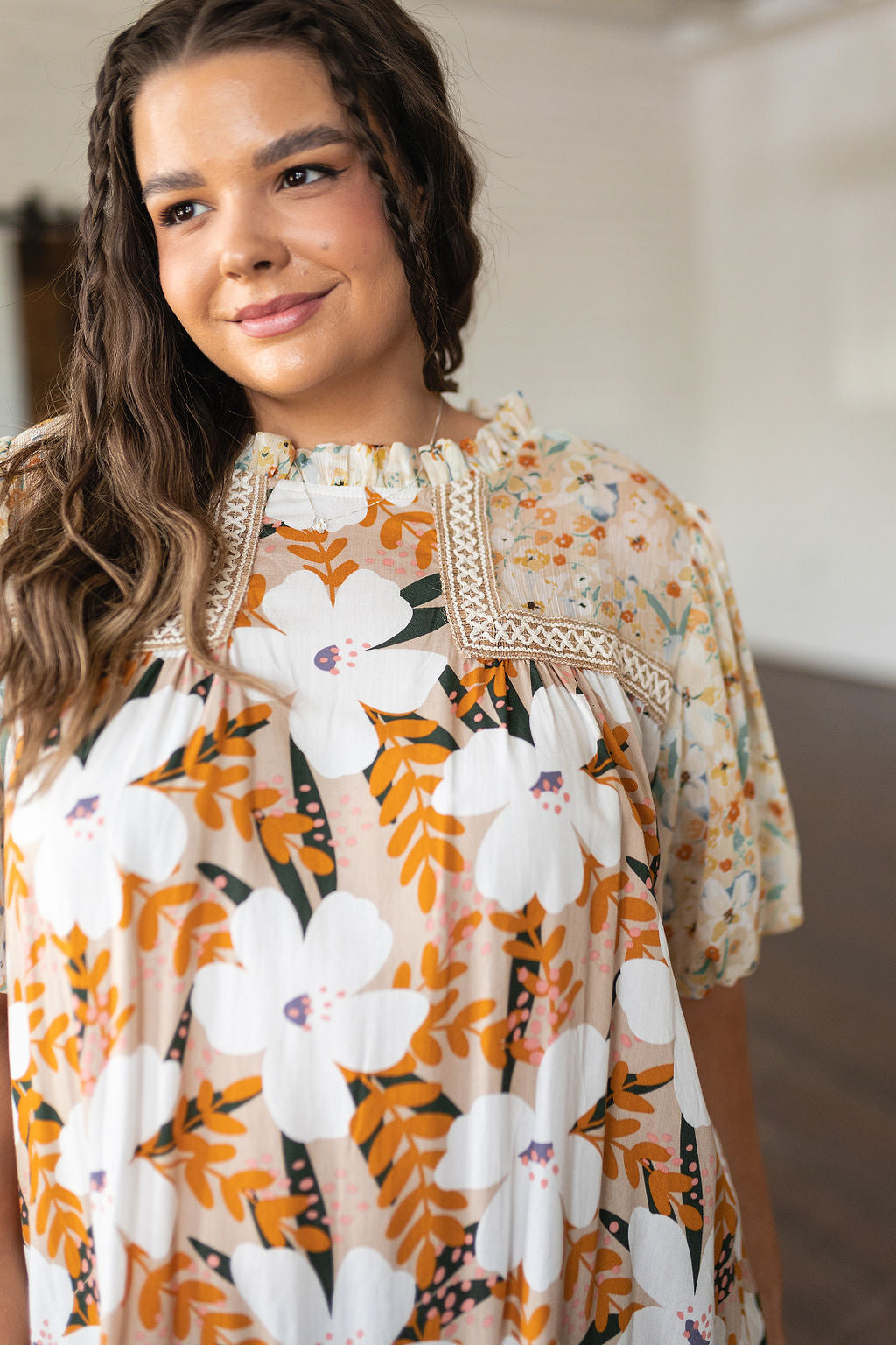 Top estampado floral mixto Daydreamer
